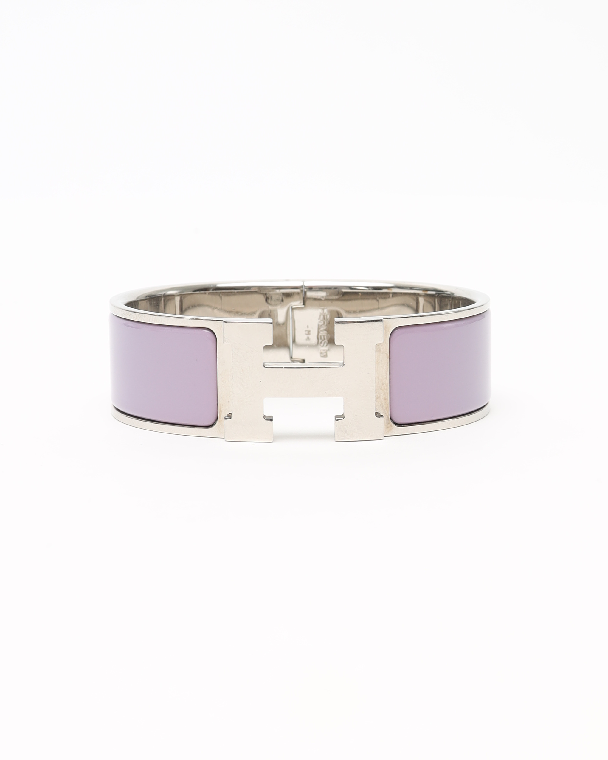 HERMÈS Clic H Lila GM Armband