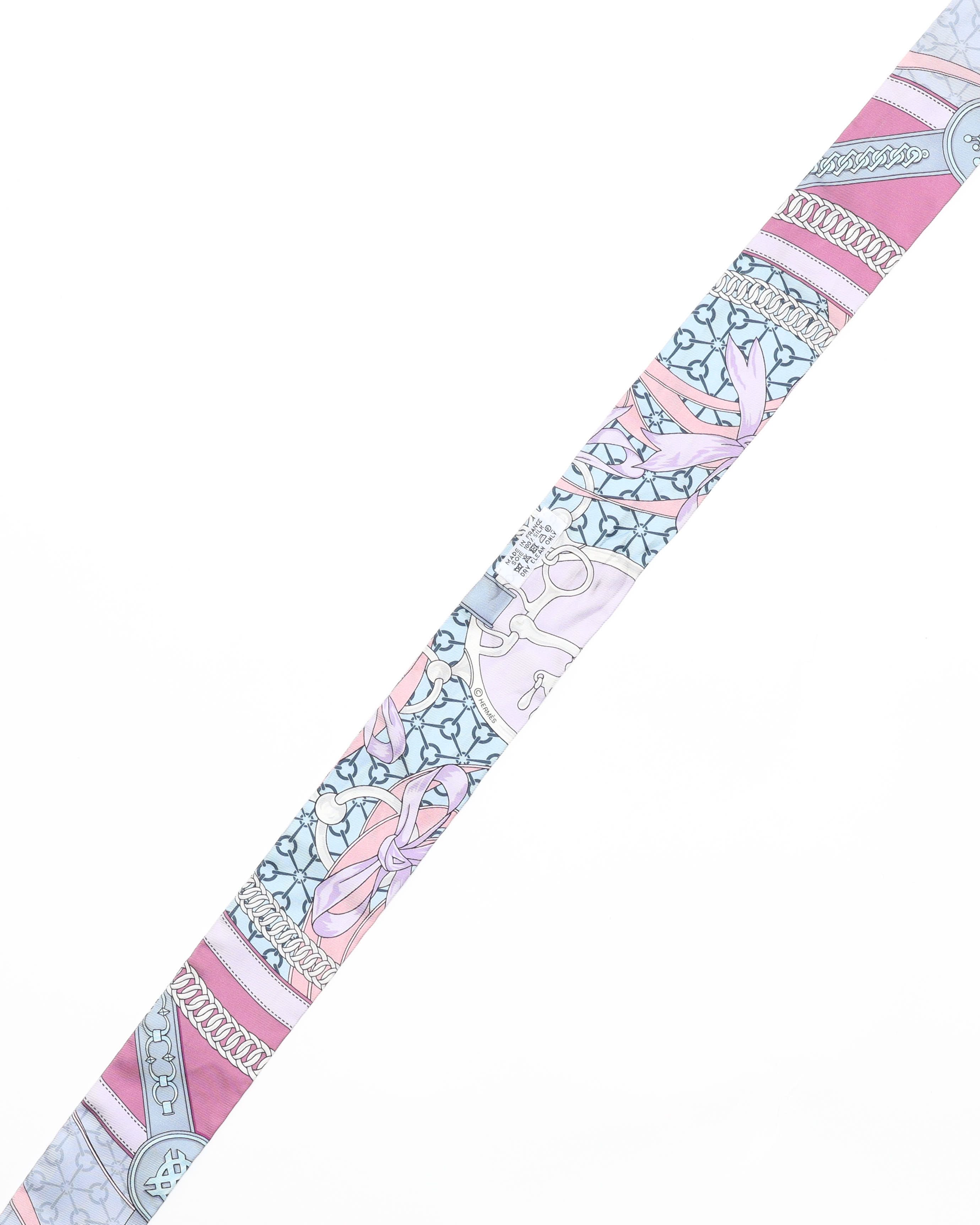 Hermès Twilly La Promenade du Matin Morning walks Scarf Silk