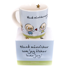 Herregud & Co Mugg Människor jag älskar
