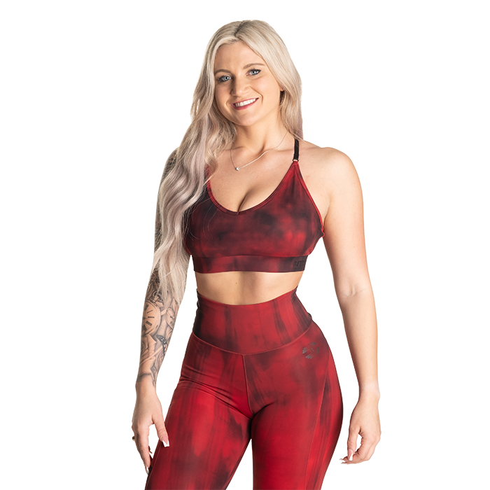 High Line Short Top, Chili Red Grunge