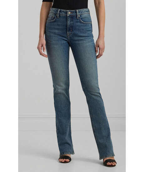 High Rise Boot Leg Jeans