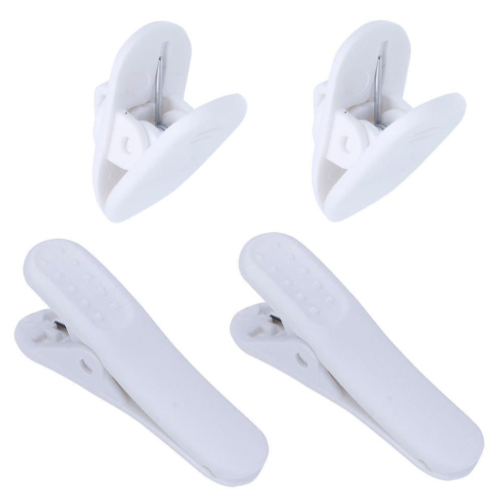 Hållare till hörlurssladd - hörlursklämma - 4-pack - Olika kombinationer