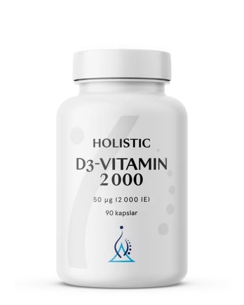 Holistic D-Vitamin 2000 IE, 90 kapslar