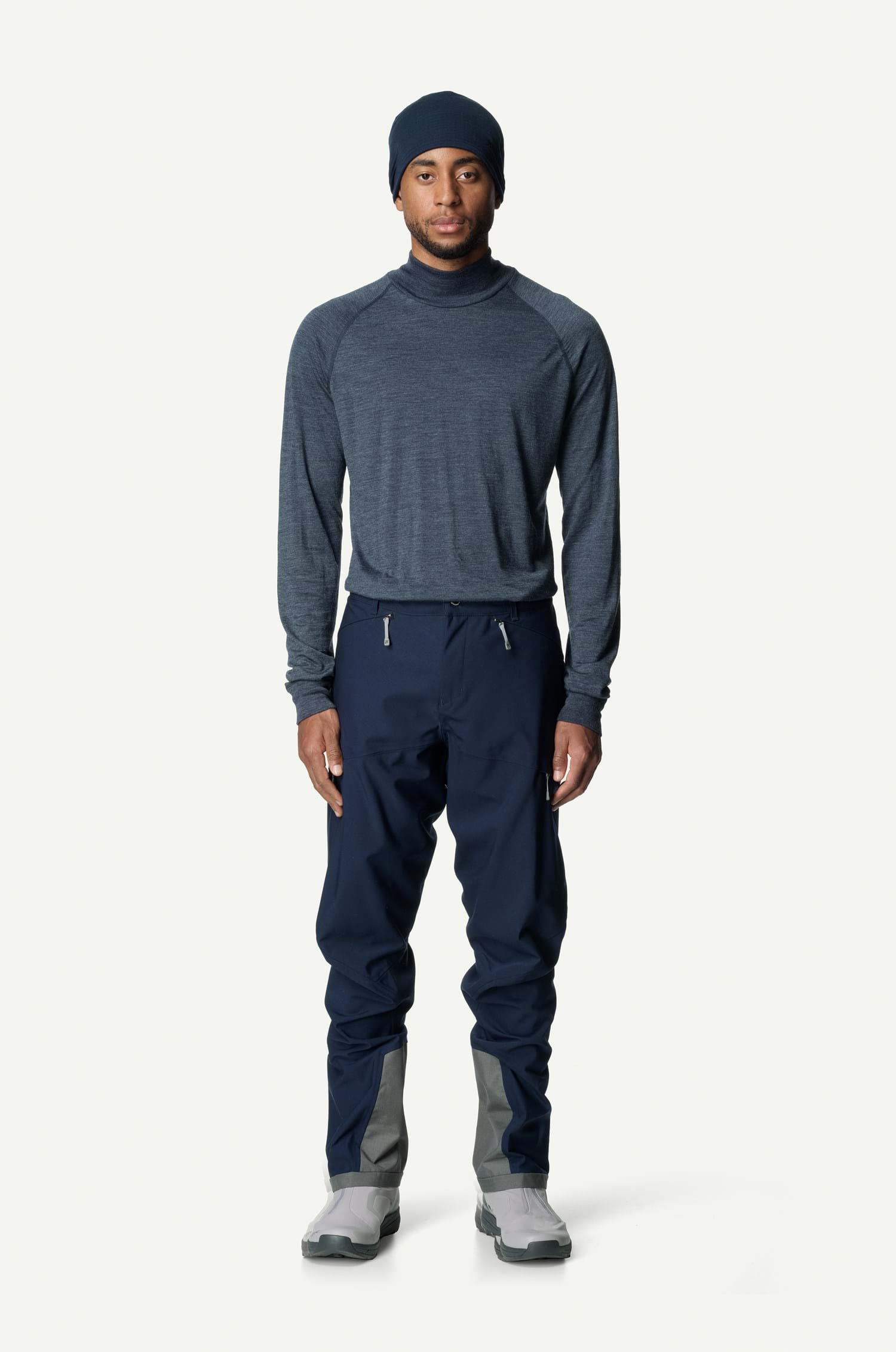 Houdini M's Activist Turtleneck, Deep Sea Blue, XXL