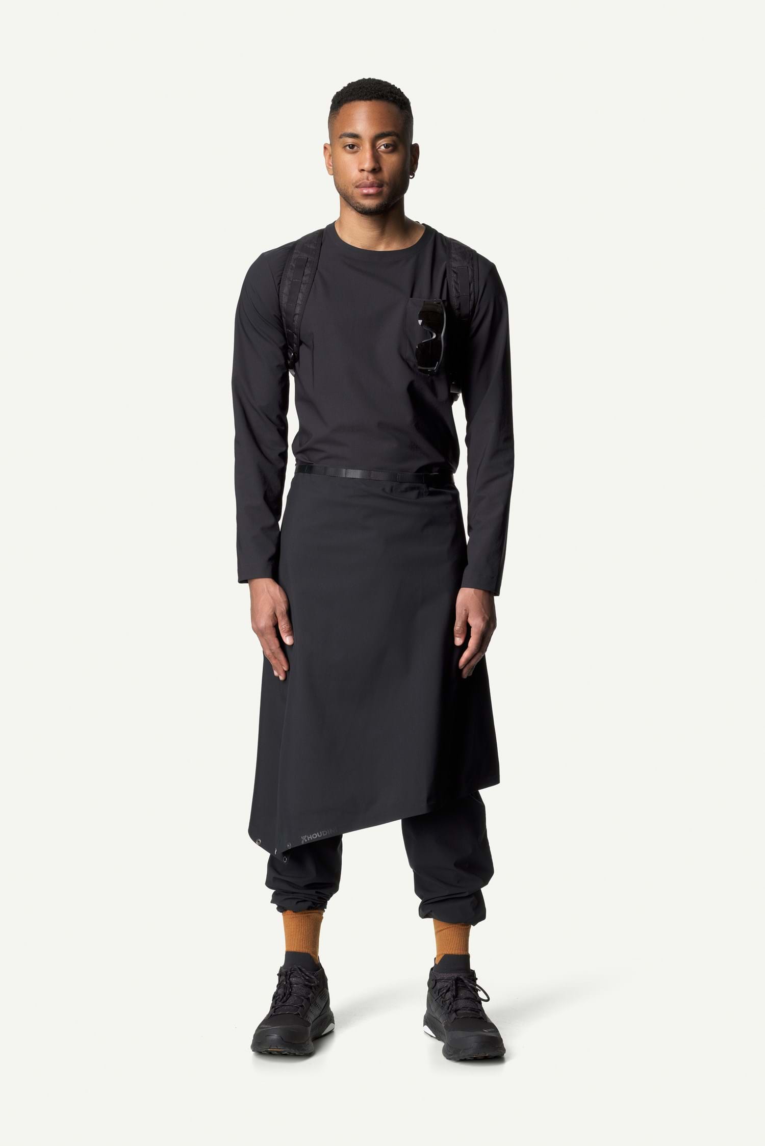 Houdini M's Cover Crew, True Black, L