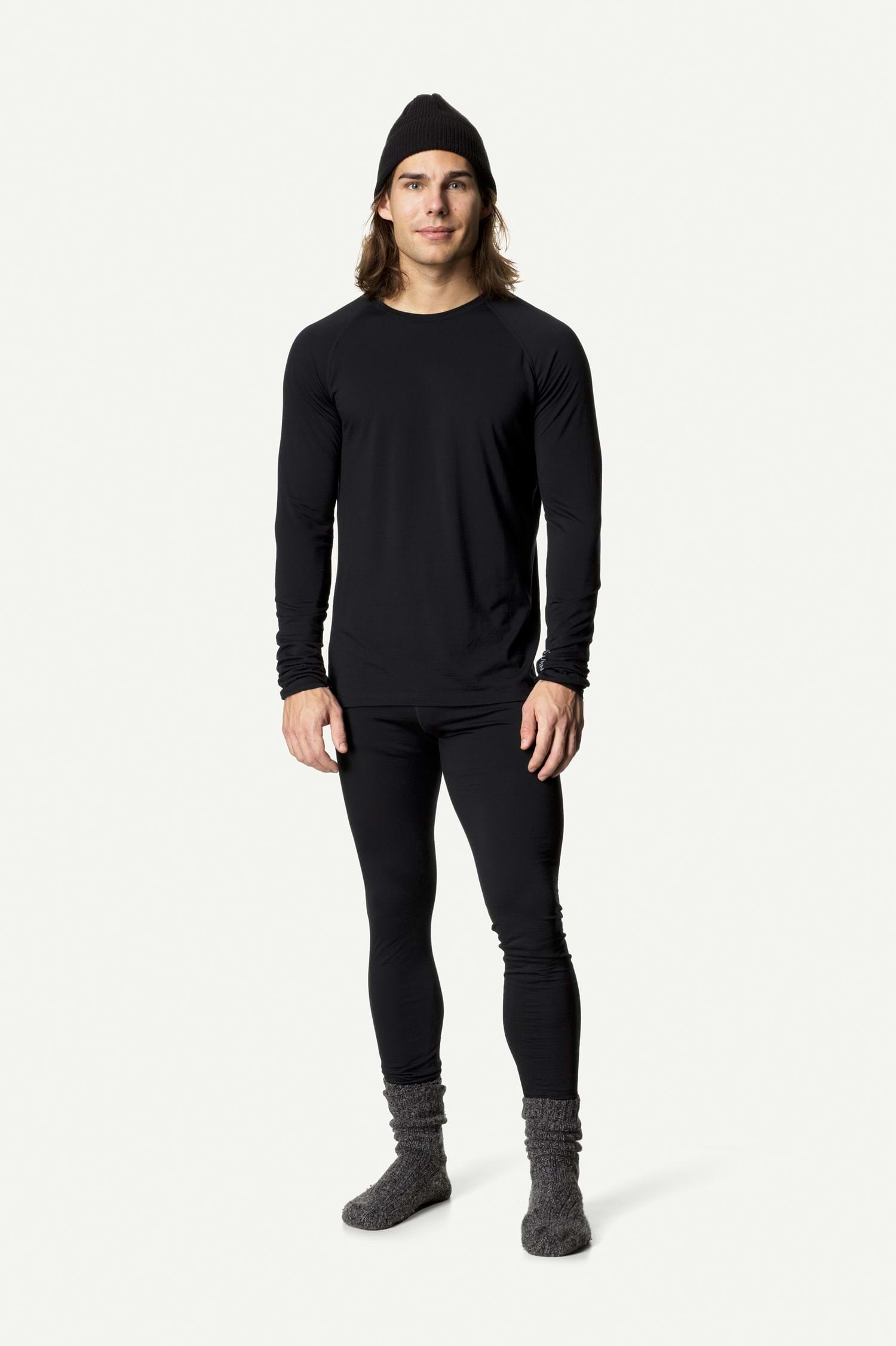 Houdini M's Desoli Light Crew, True Black, L
