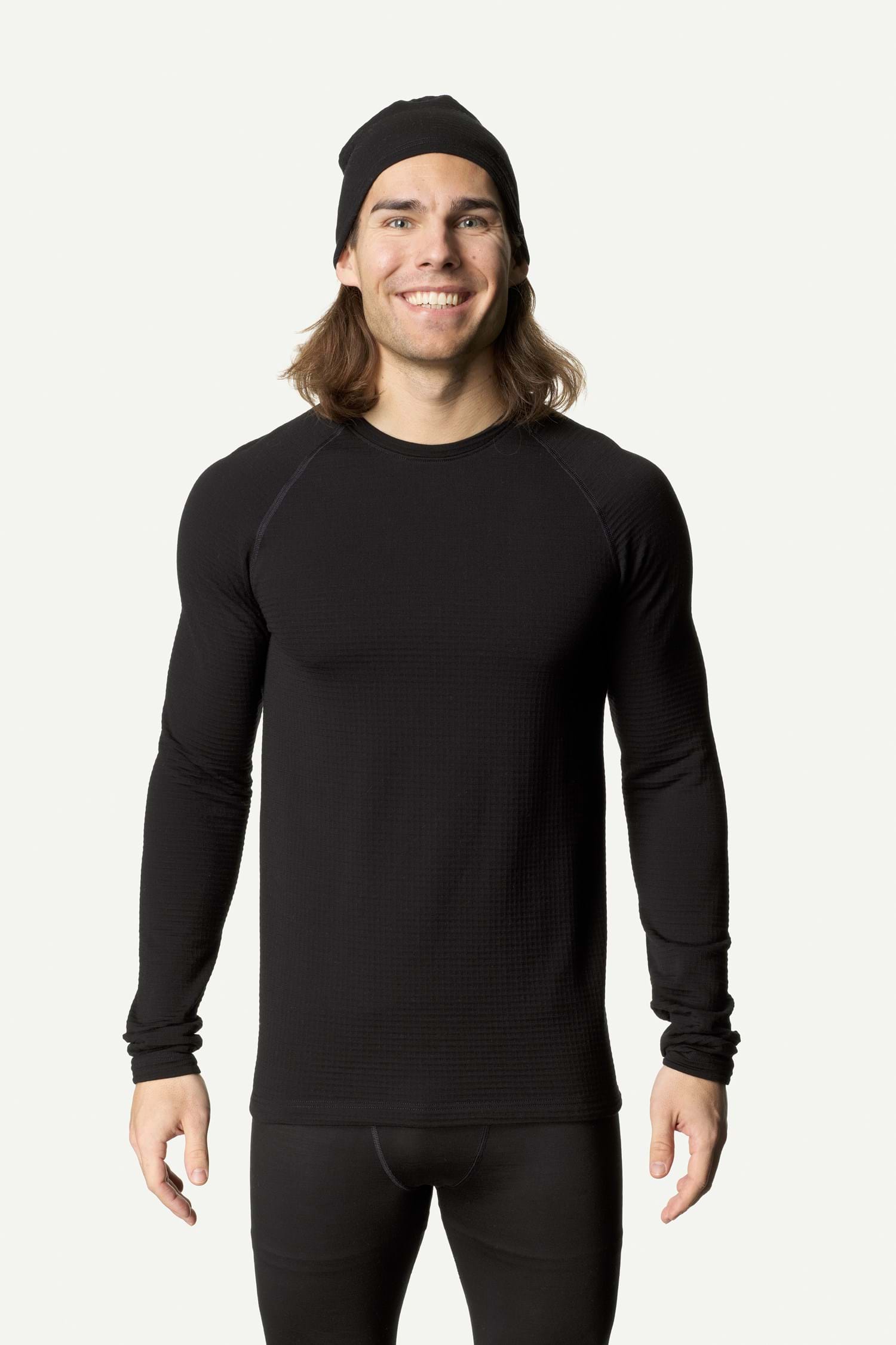 Houdini M's Desoli Thermal Crew, True Black, XL