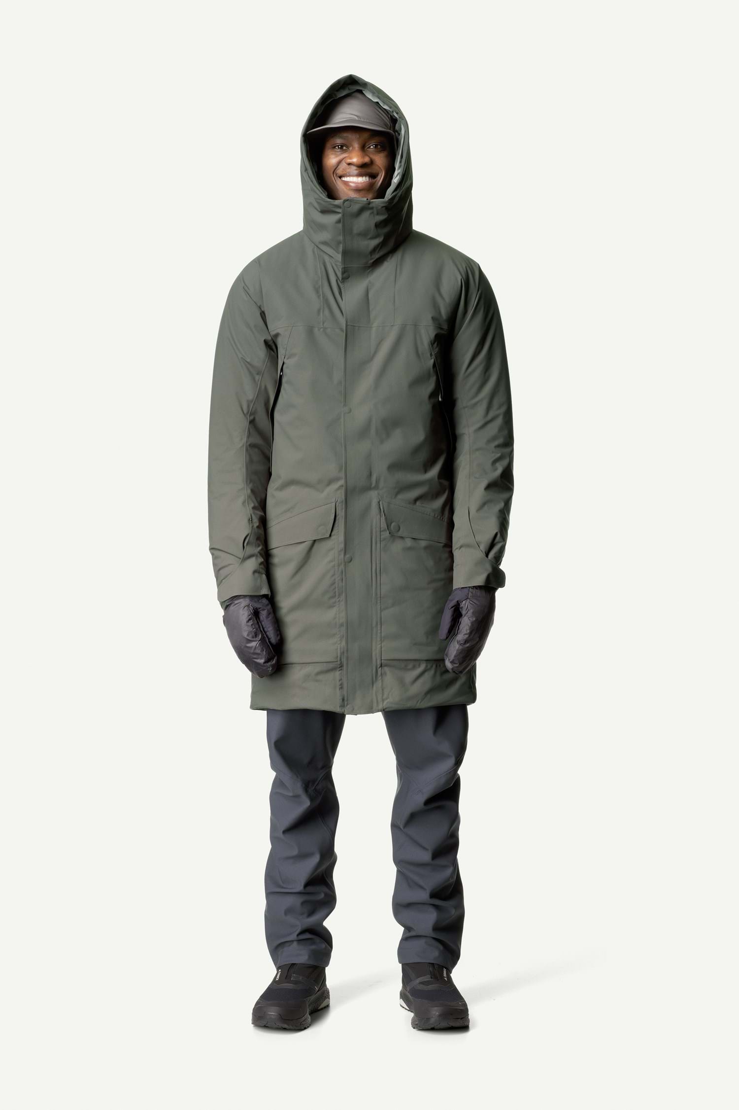 Houdini M's Fall in Parka, Baremark Green, M
