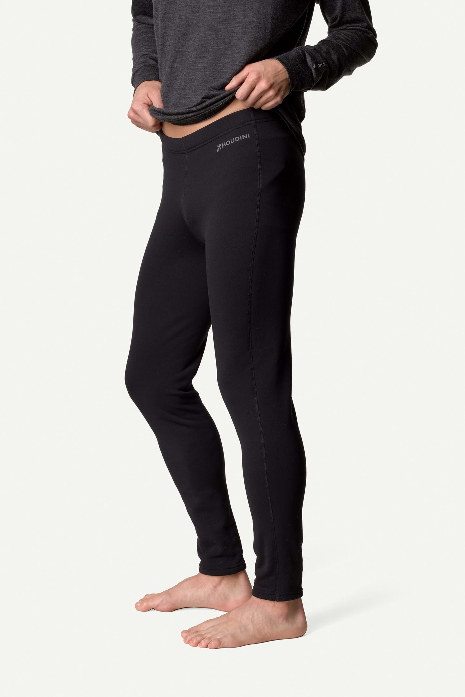Houdini M's Long Power Tights, True Black, XXL