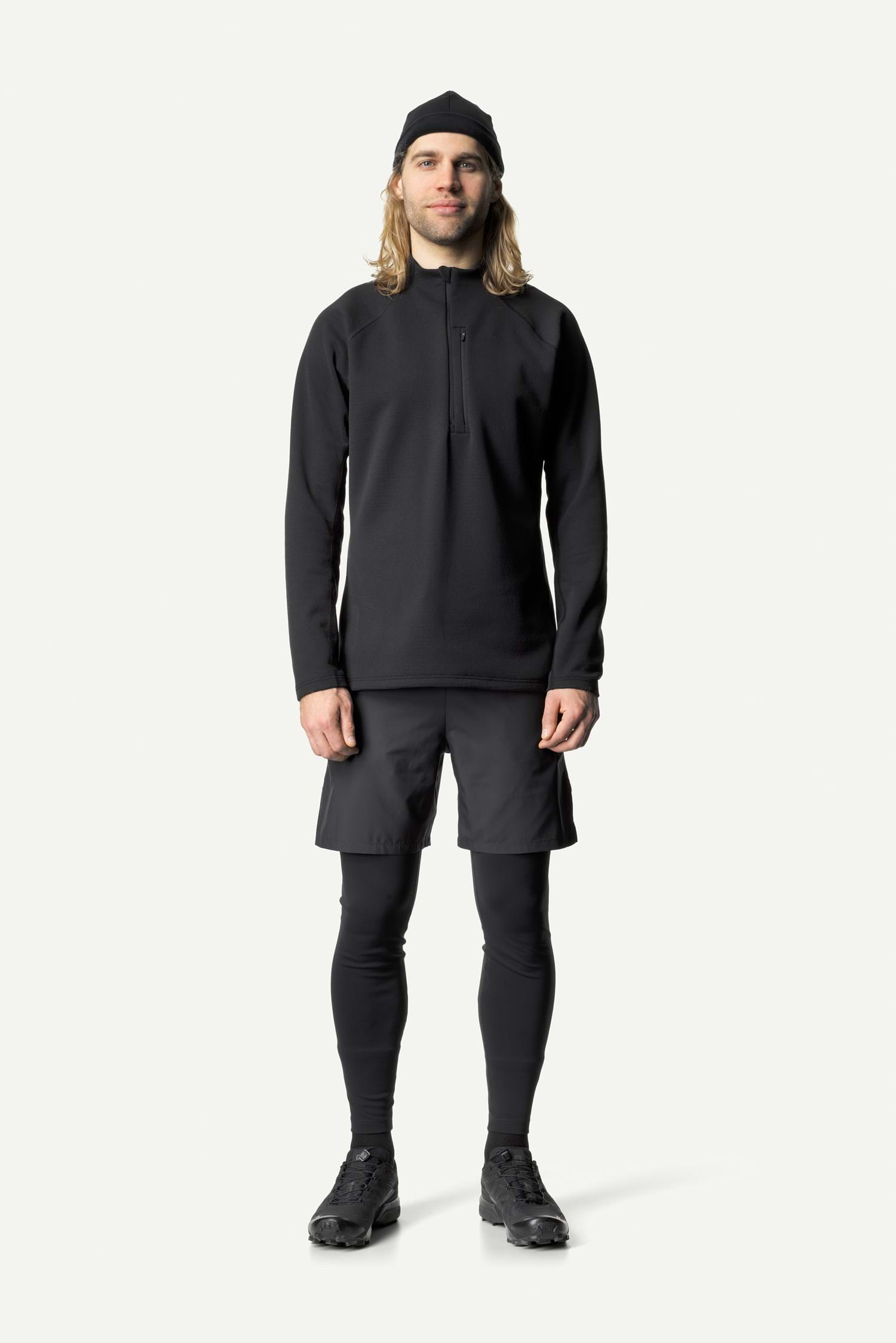Houdini M's Pace Light Shorts, True Black, L