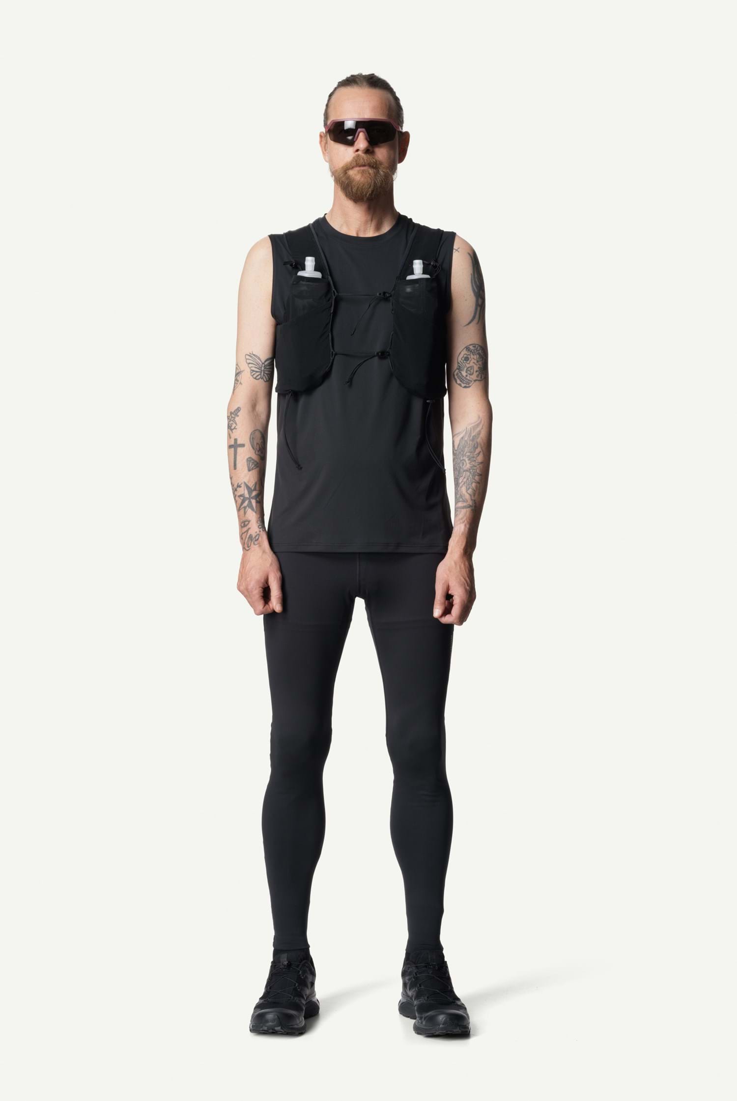 Houdini M's Pace Trail Tights, True Black, XXL