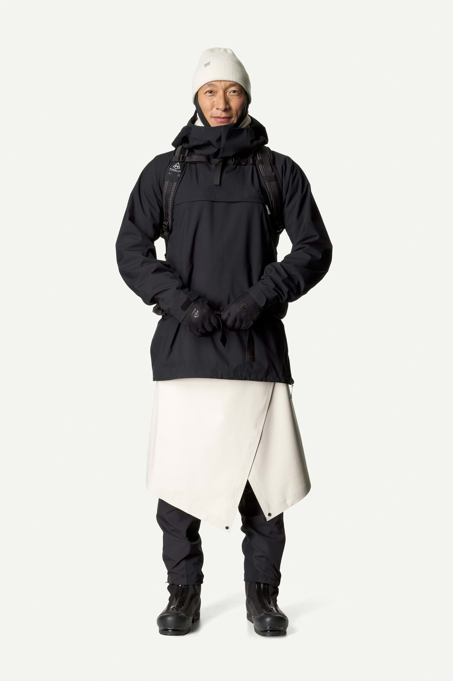 Houdini M's Shelter Anorak, True Black, L