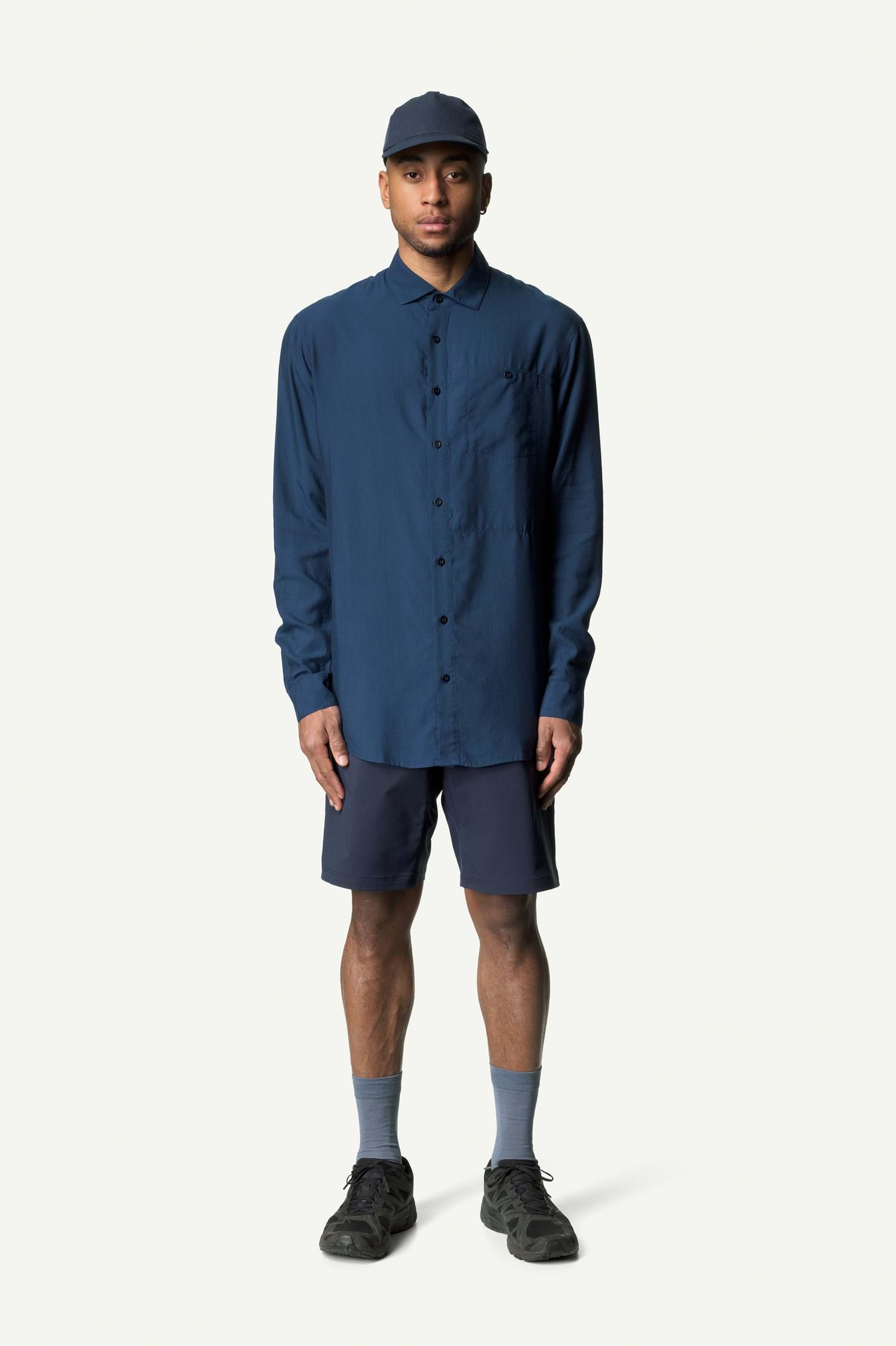 Houdini M's Tree Longsleeve Shirt, Dawn Green, L