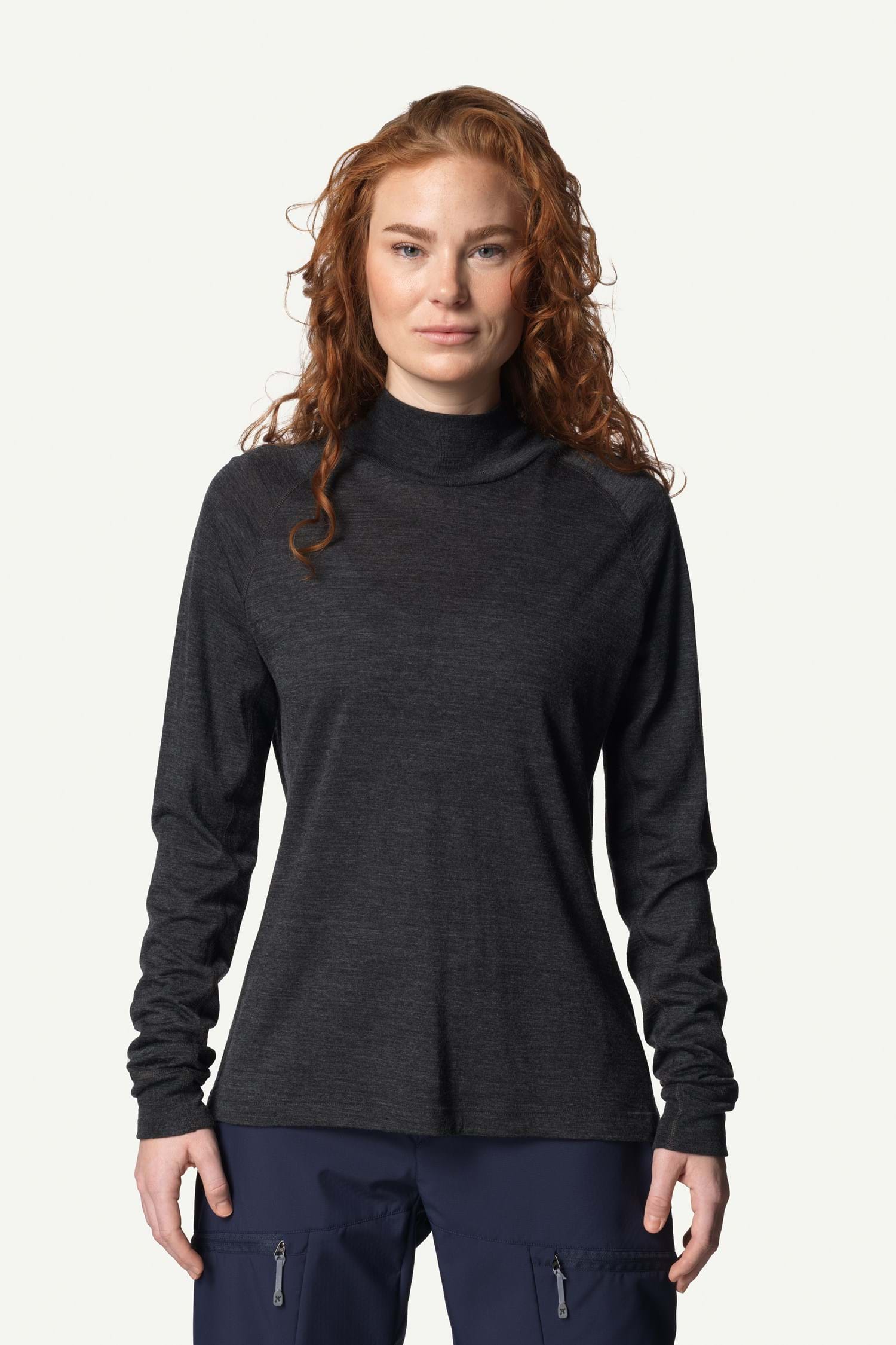 Houdini W's Activist Turtleneck, True Black, XS