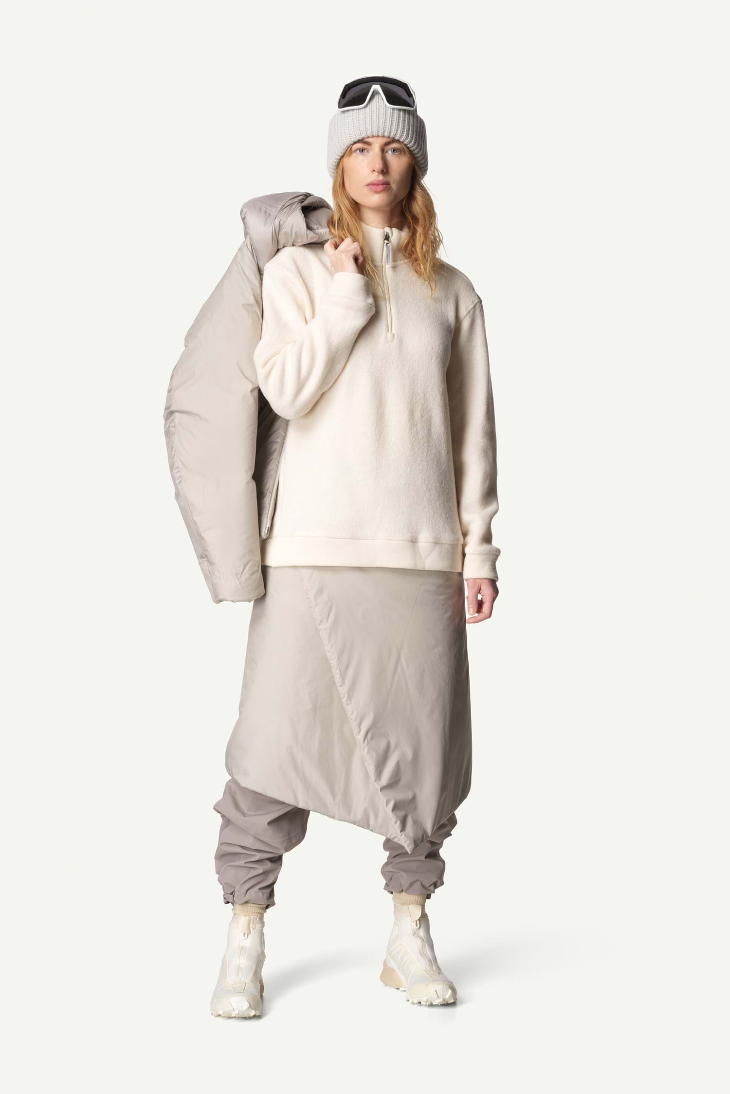 Houdini W's Alto Half Zip, Sugar Snow, L