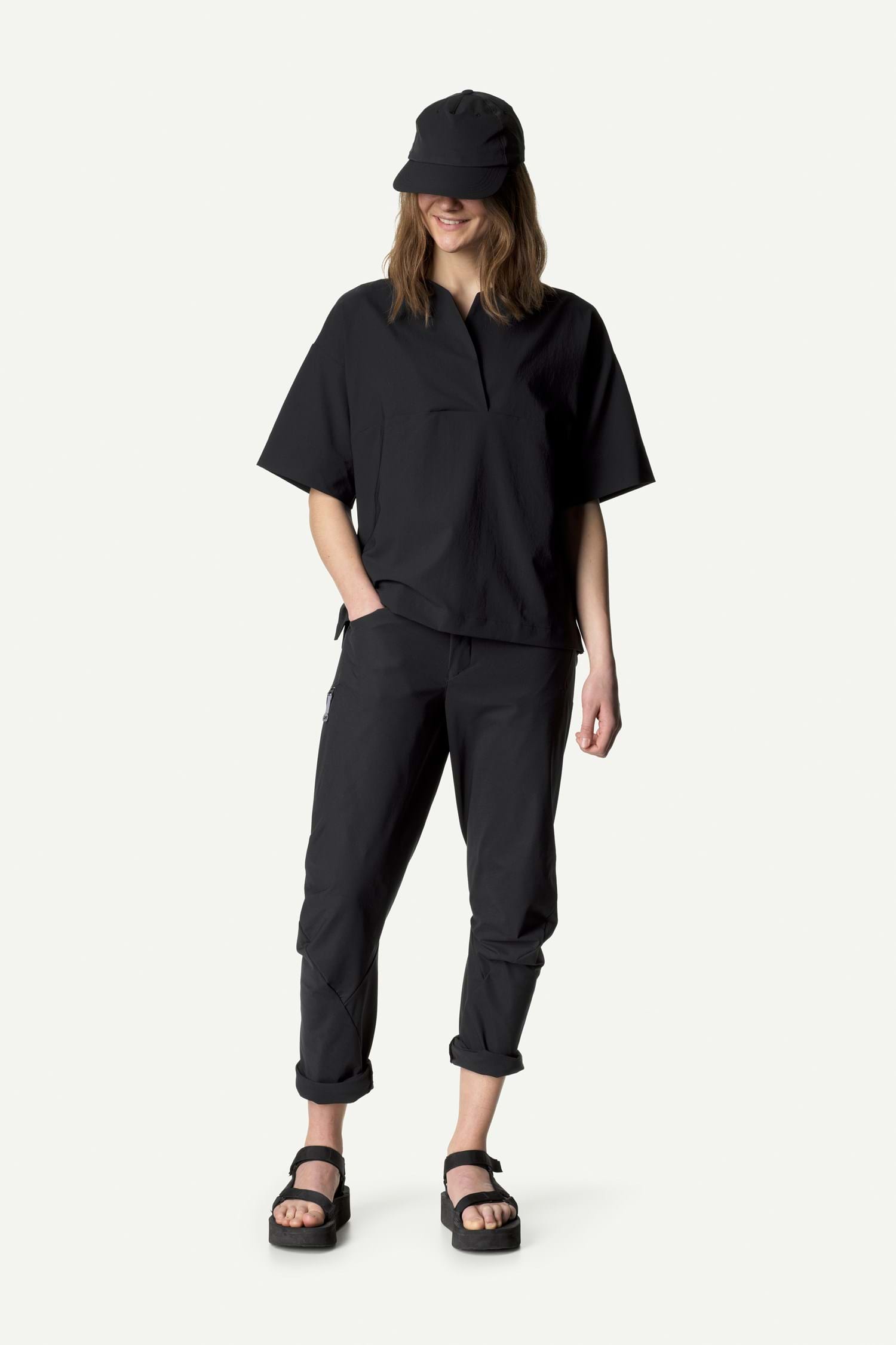 Houdini W's Cosmo Top, True Black, M