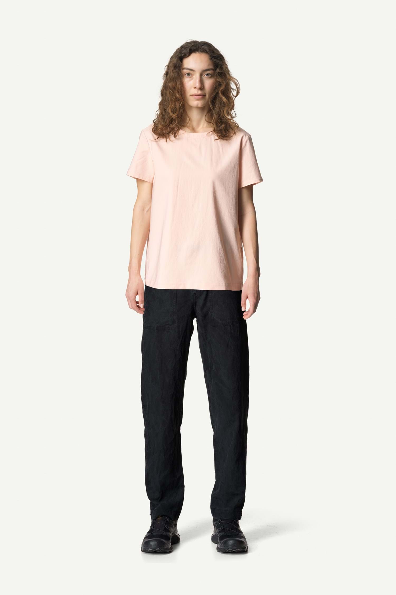 Houdini W's Cover Tee, True Black, M