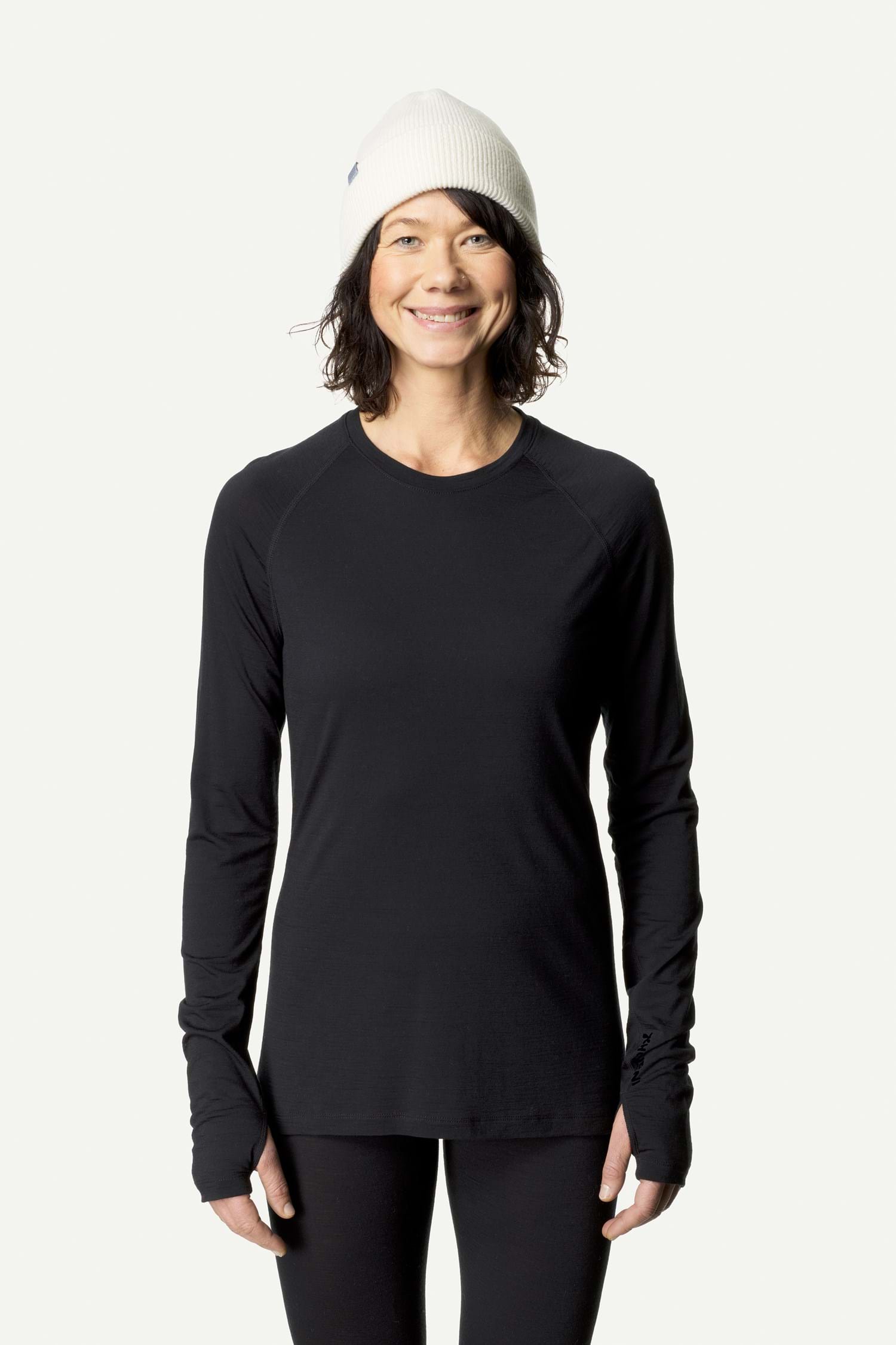 Houdini W's Desoli Light Crew, True Black, M
