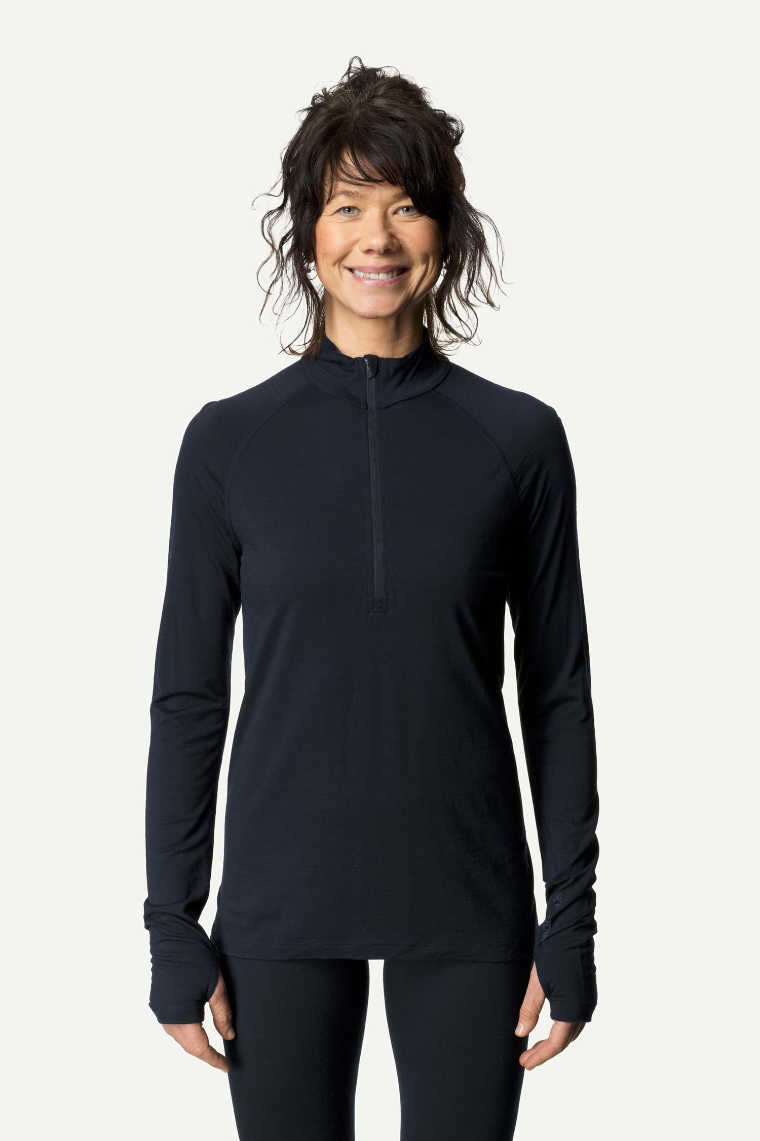 Houdini W's Desoli Light Half Zip, Blue Illusion, XL
