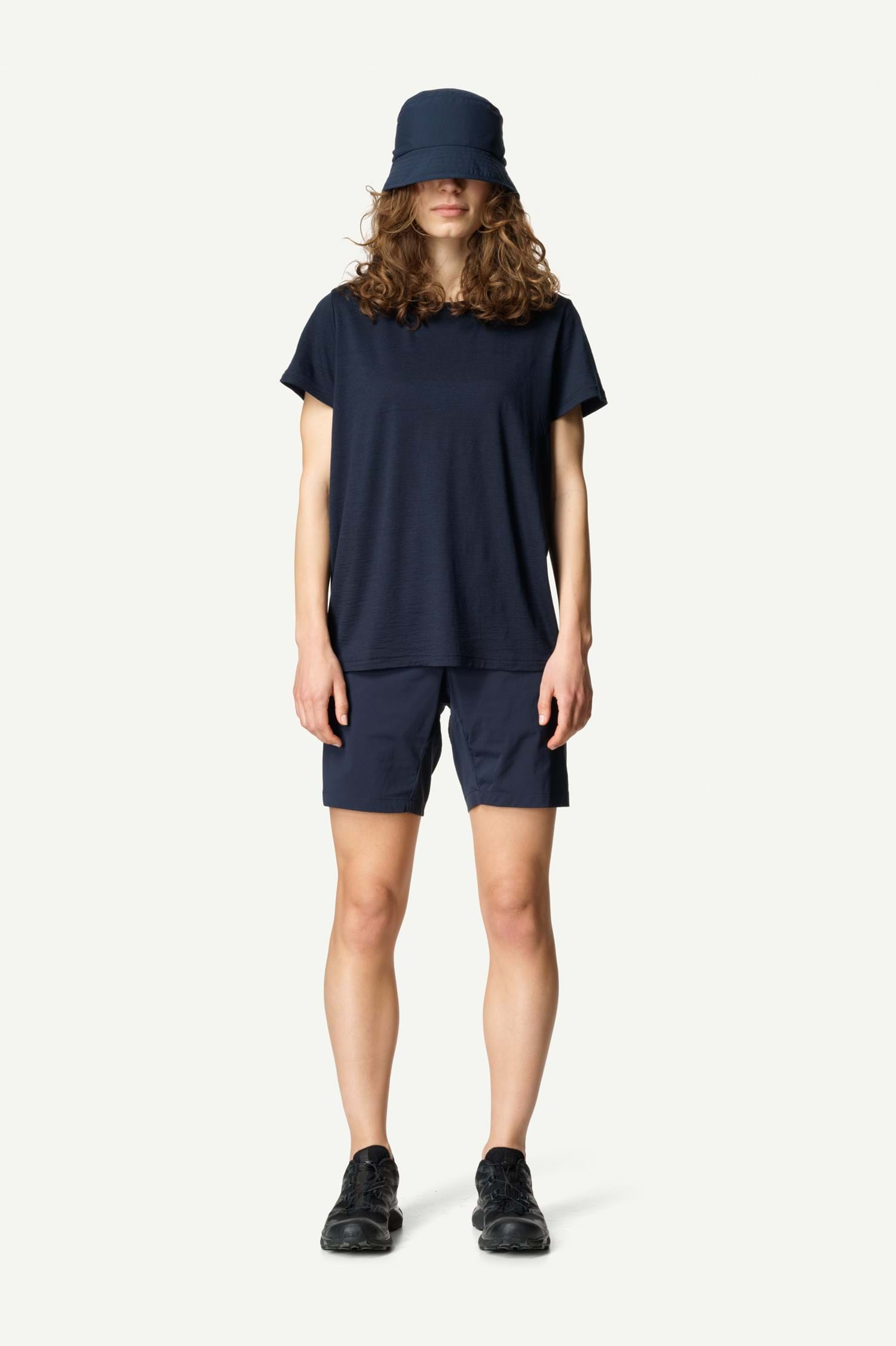 Houdini W's Desoli Tee, True Black, M
