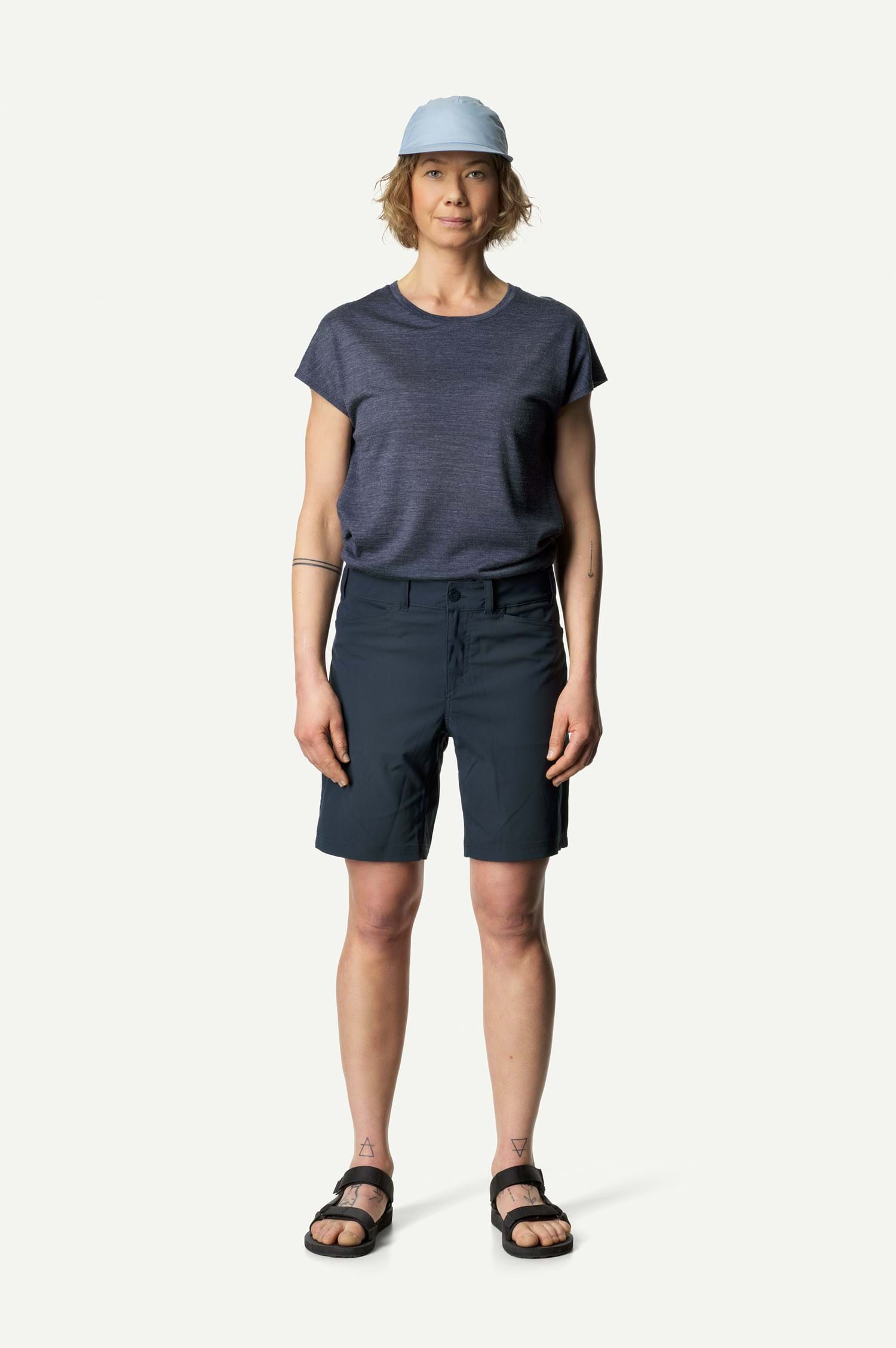 Houdini W's Dock Shorts, Blue Illusion, XL