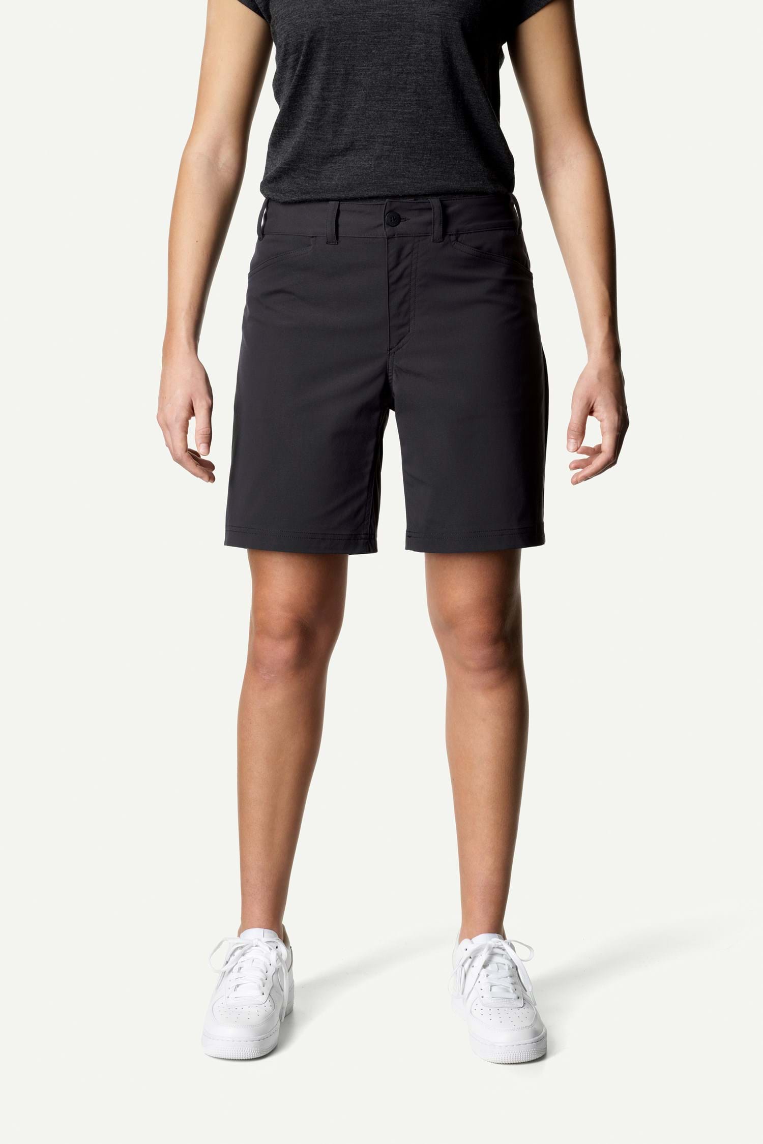 Houdini W's Dock Shorts, True Black, S