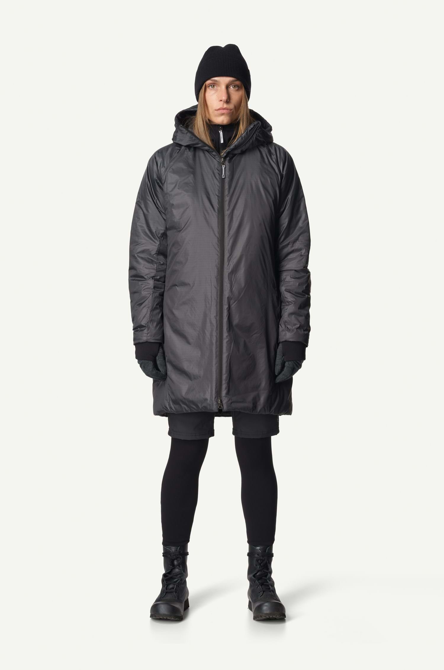 Houdini W's Dunfri Parka, True Black, M