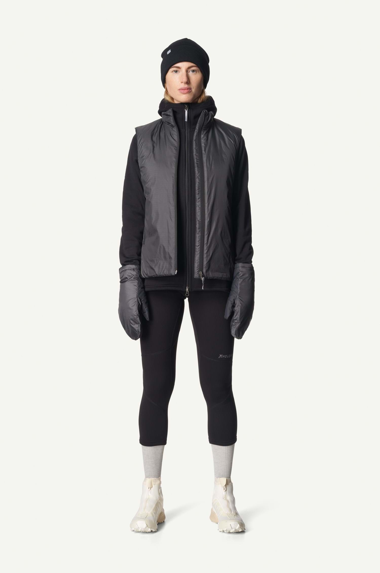 Houdini W's Dunfri Vest, True Black, M
