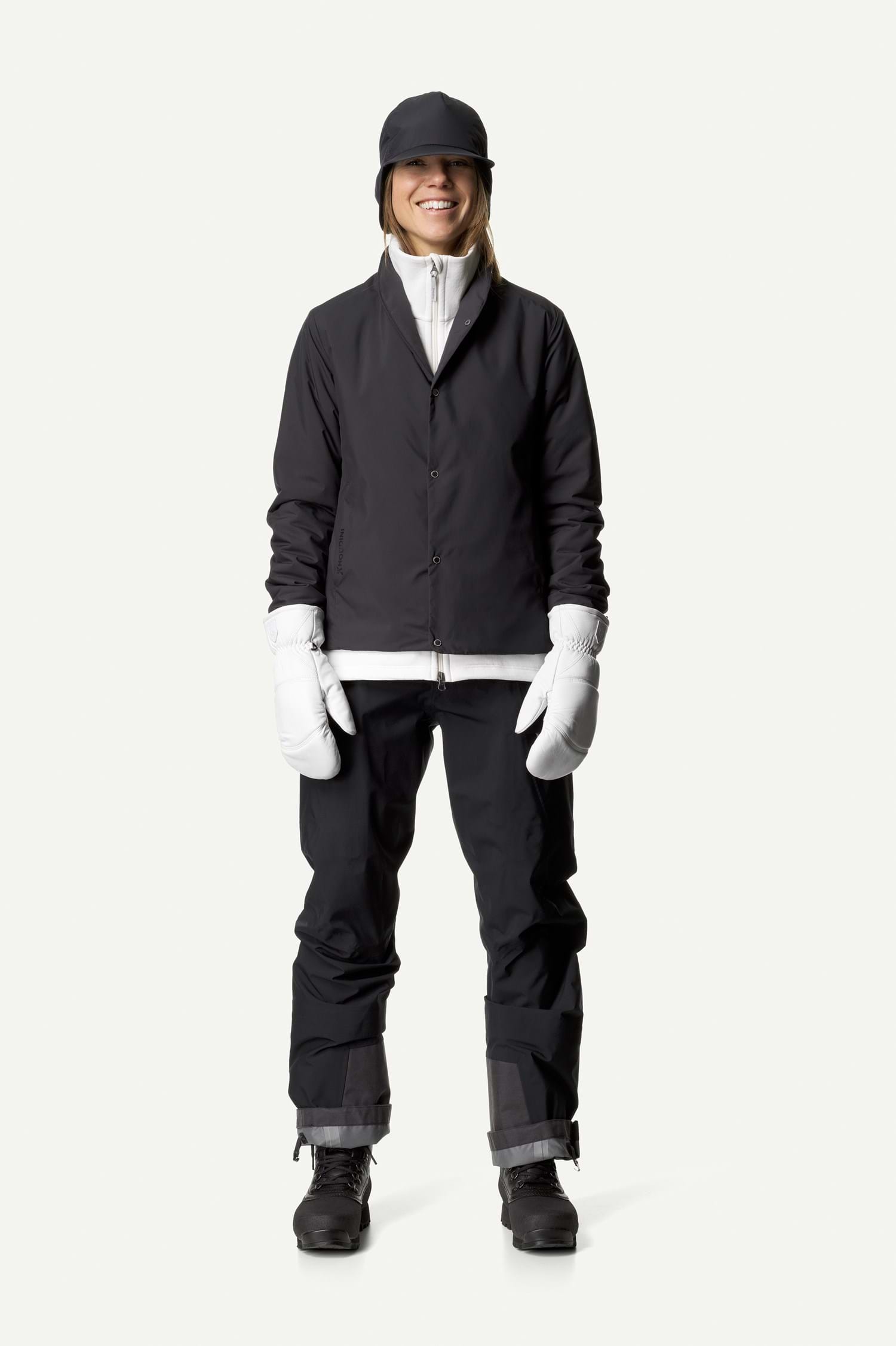 Houdini W's Enfold Jacket, True Black, L