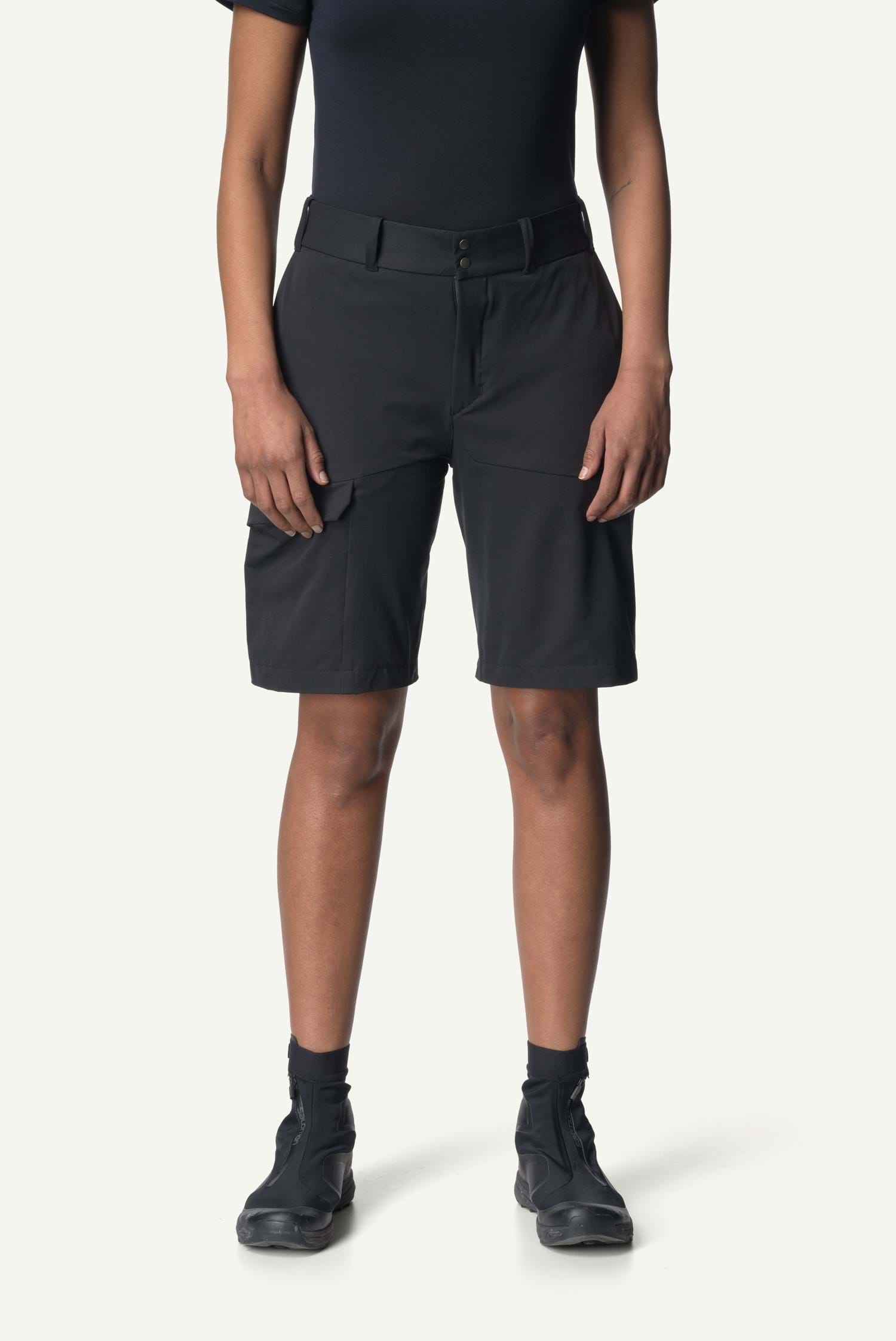 Houdini W's Go Shorts, True Black, XL