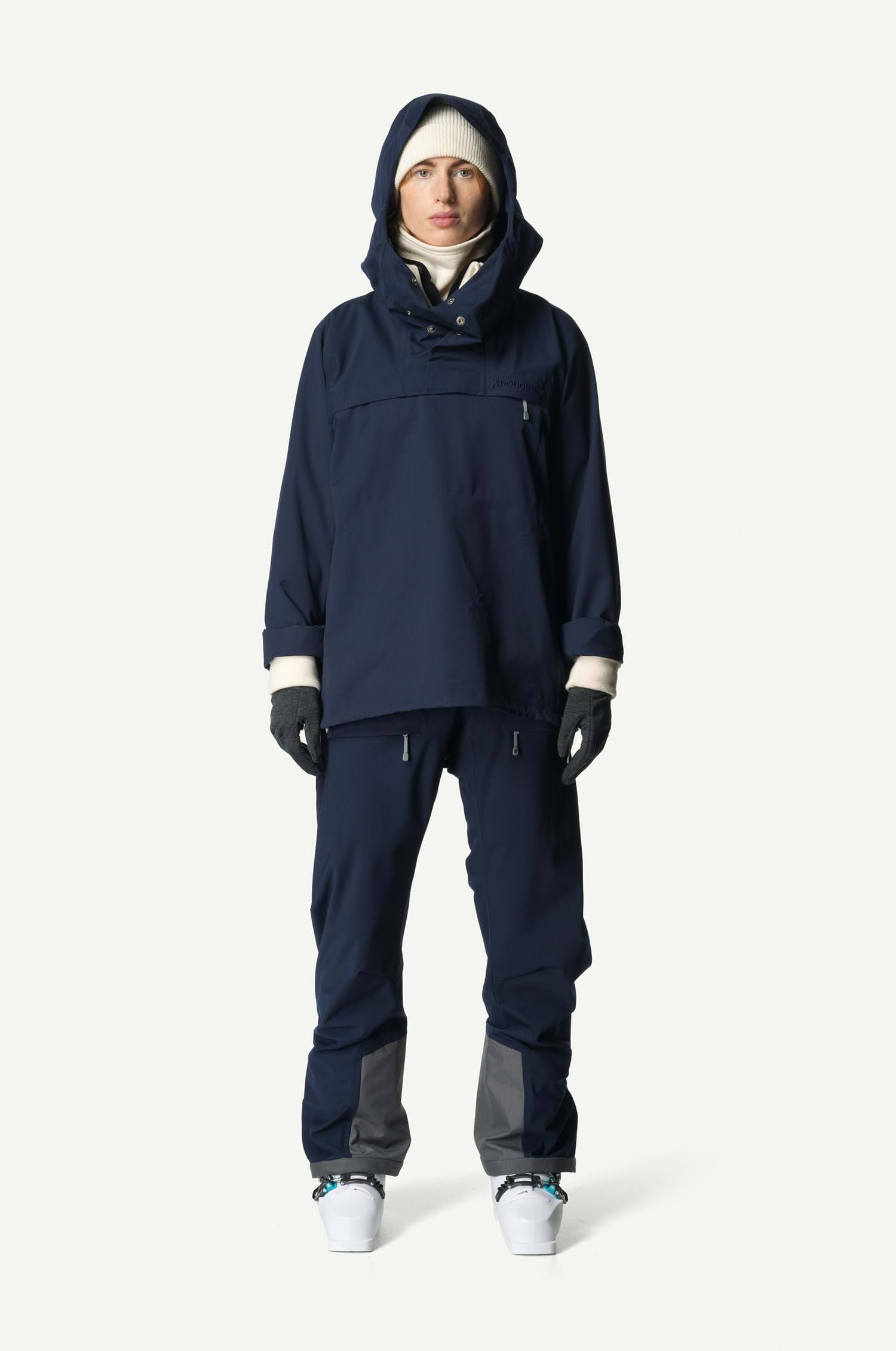 Houdini W's Lana Anorak, Deep Sea Blue, M