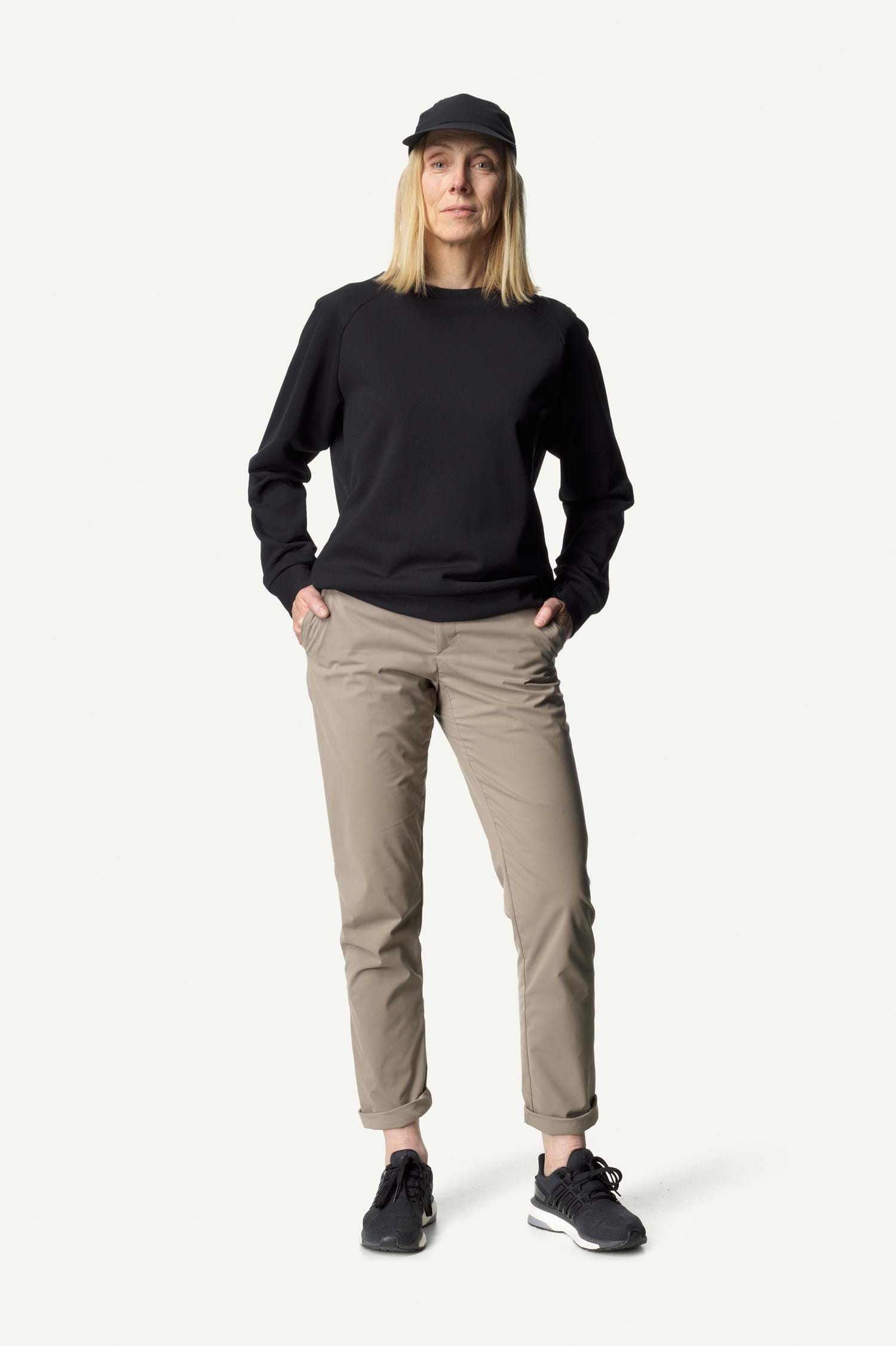 Houdini W's Mono Air Crew, True Black, M