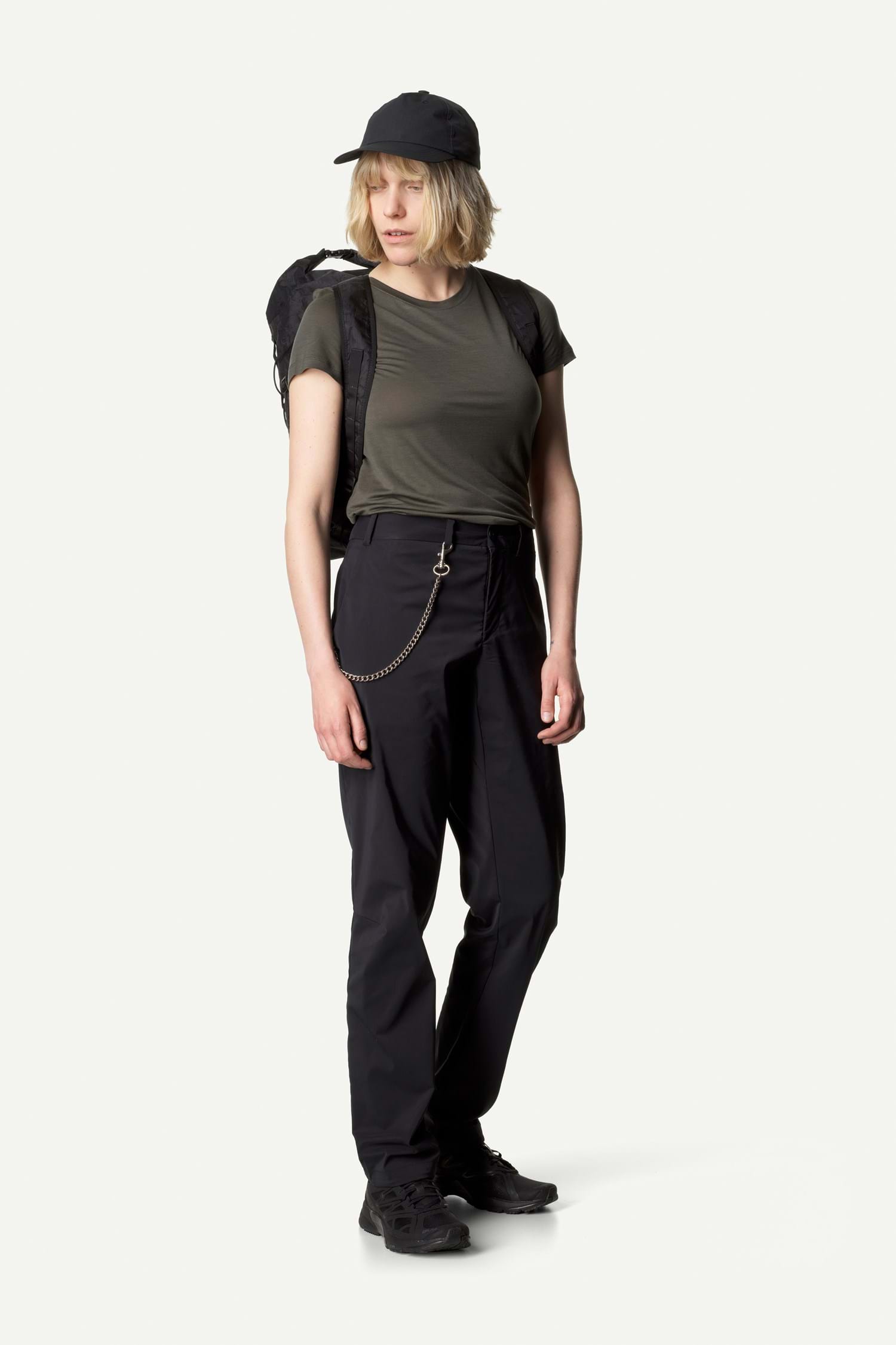 Houdini W's Omni Pants, True Black, M