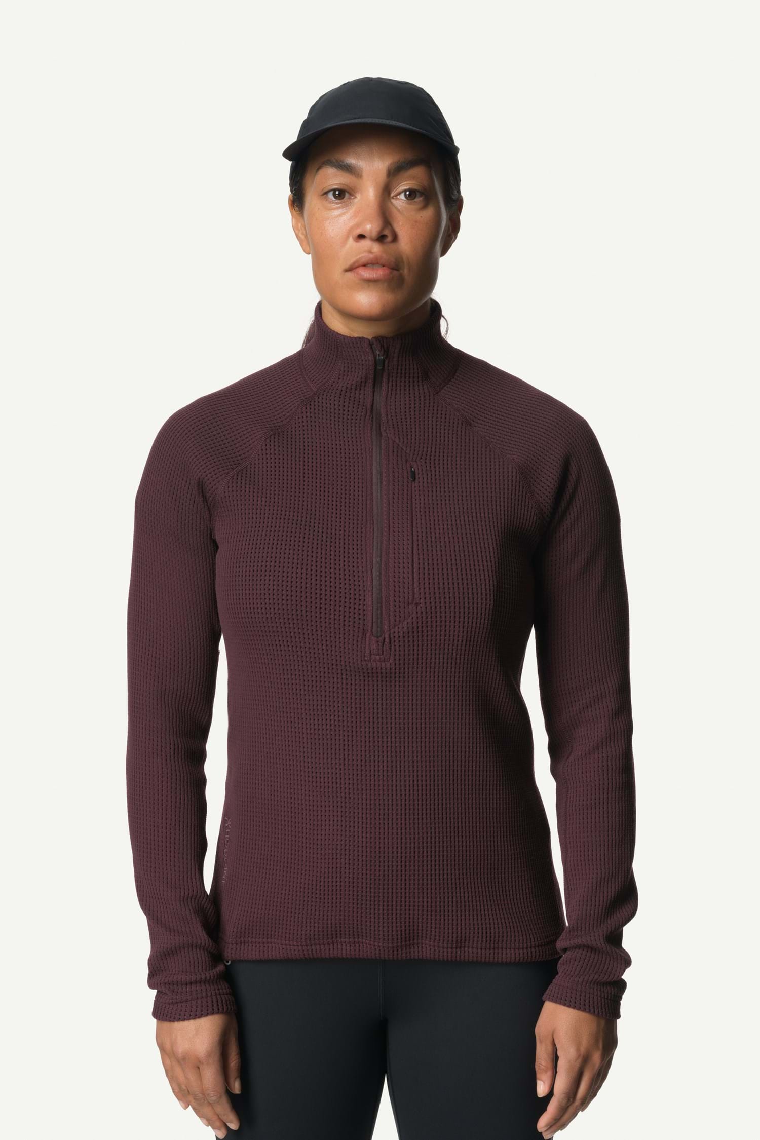 Houdini W's Pace Flow Half Zip, Red Illusion, M