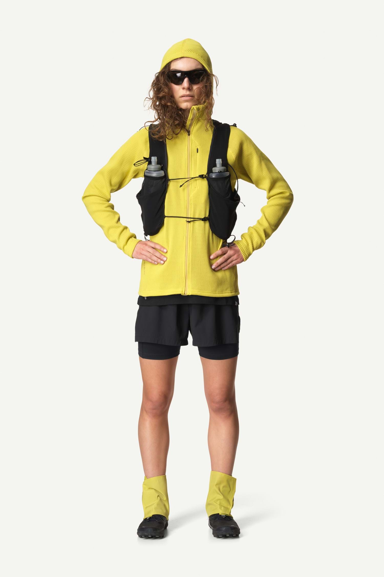 Houdini W's Pace Flow Houdi, Be the Light Green, XS