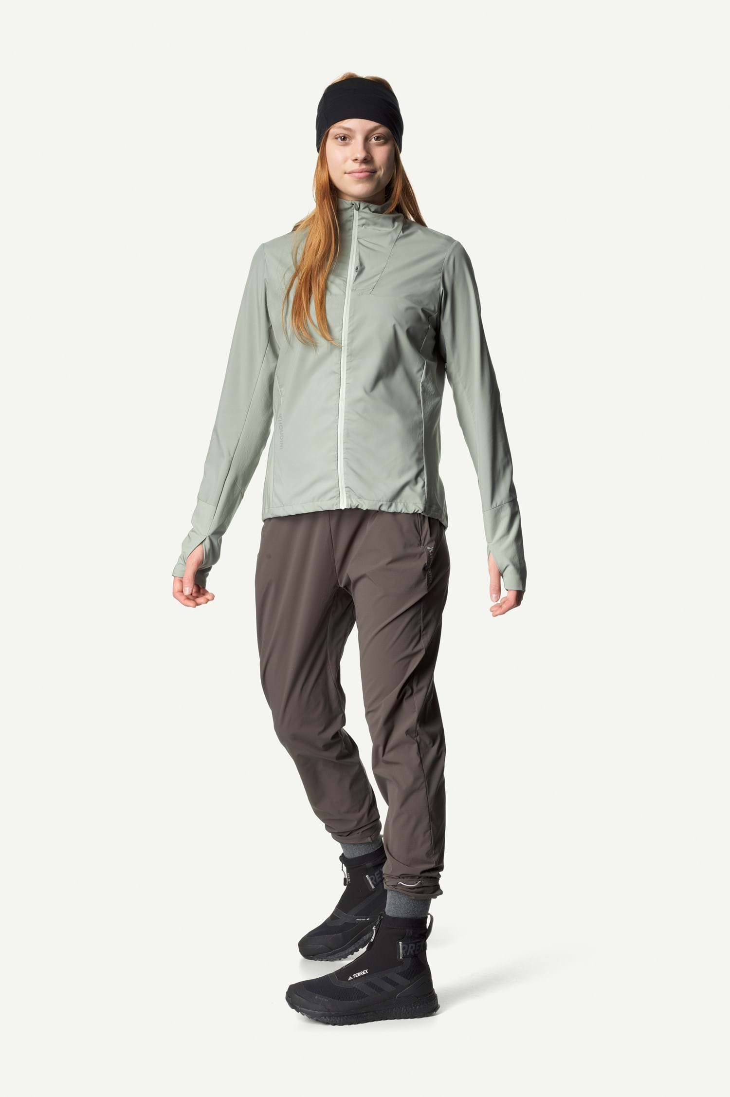 Houdini W's Pace Light Pants, Baremark Green, L