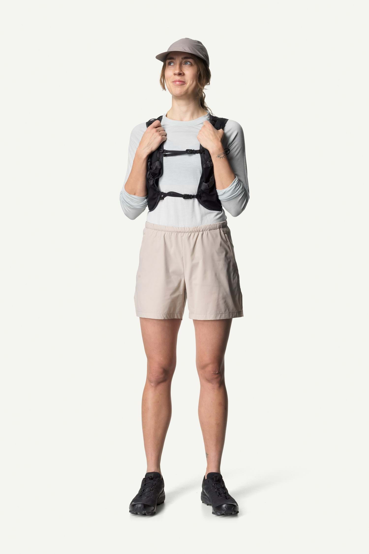 Houdini W's Pace Light Shorts, Sandstorm, S