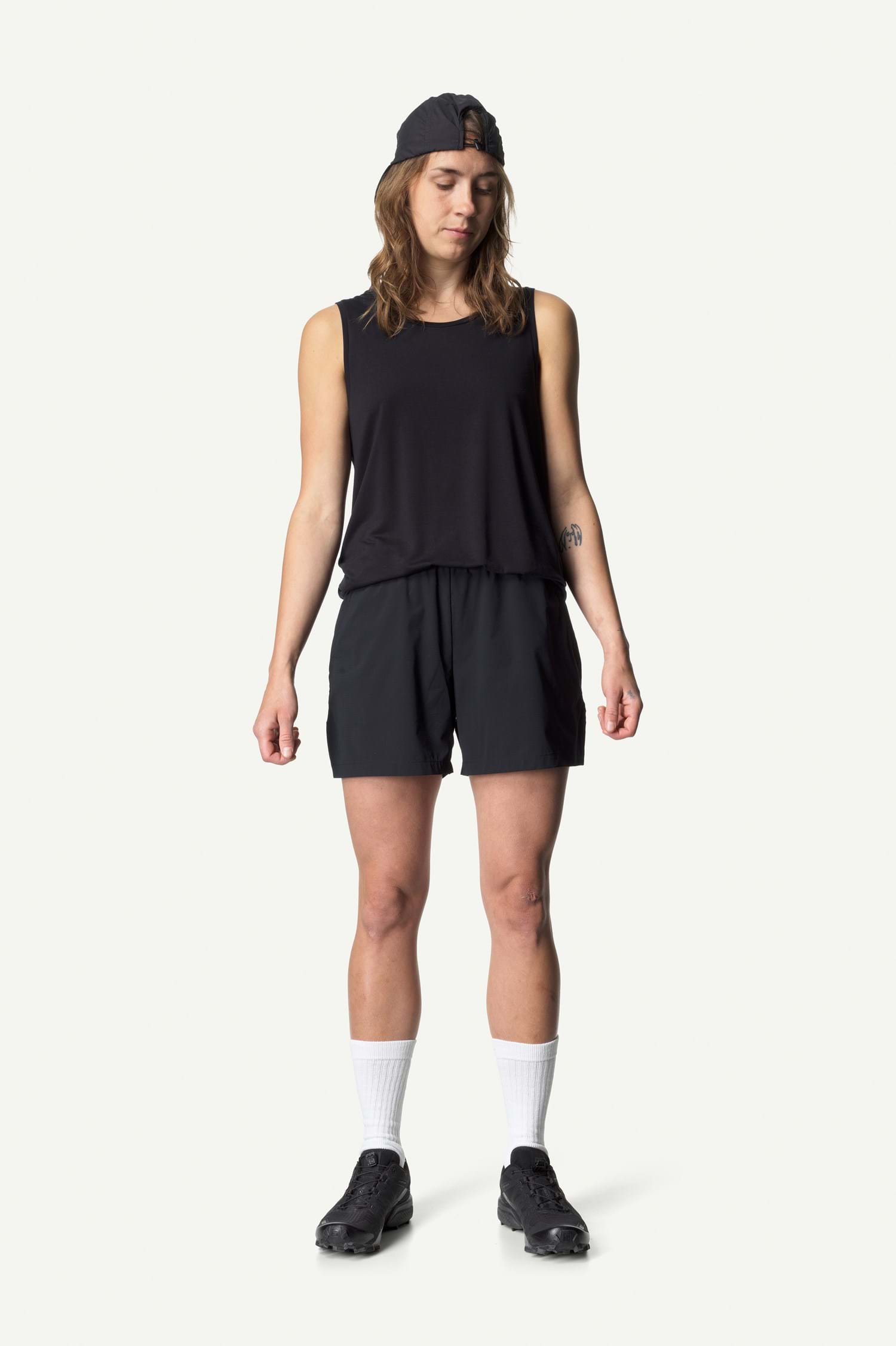 Houdini W's Pace Light Shorts, True Black, S