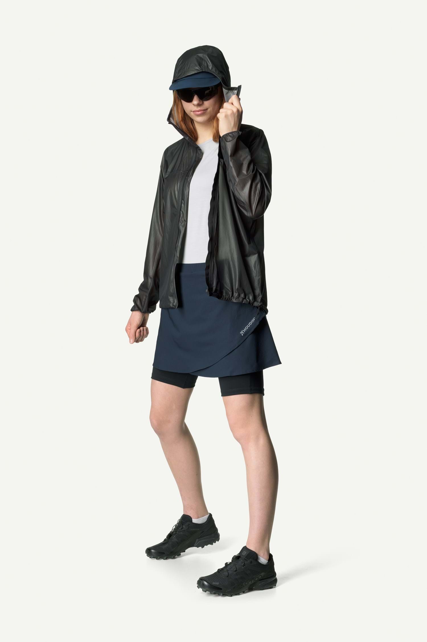 Houdini W's Skort, True Black, M