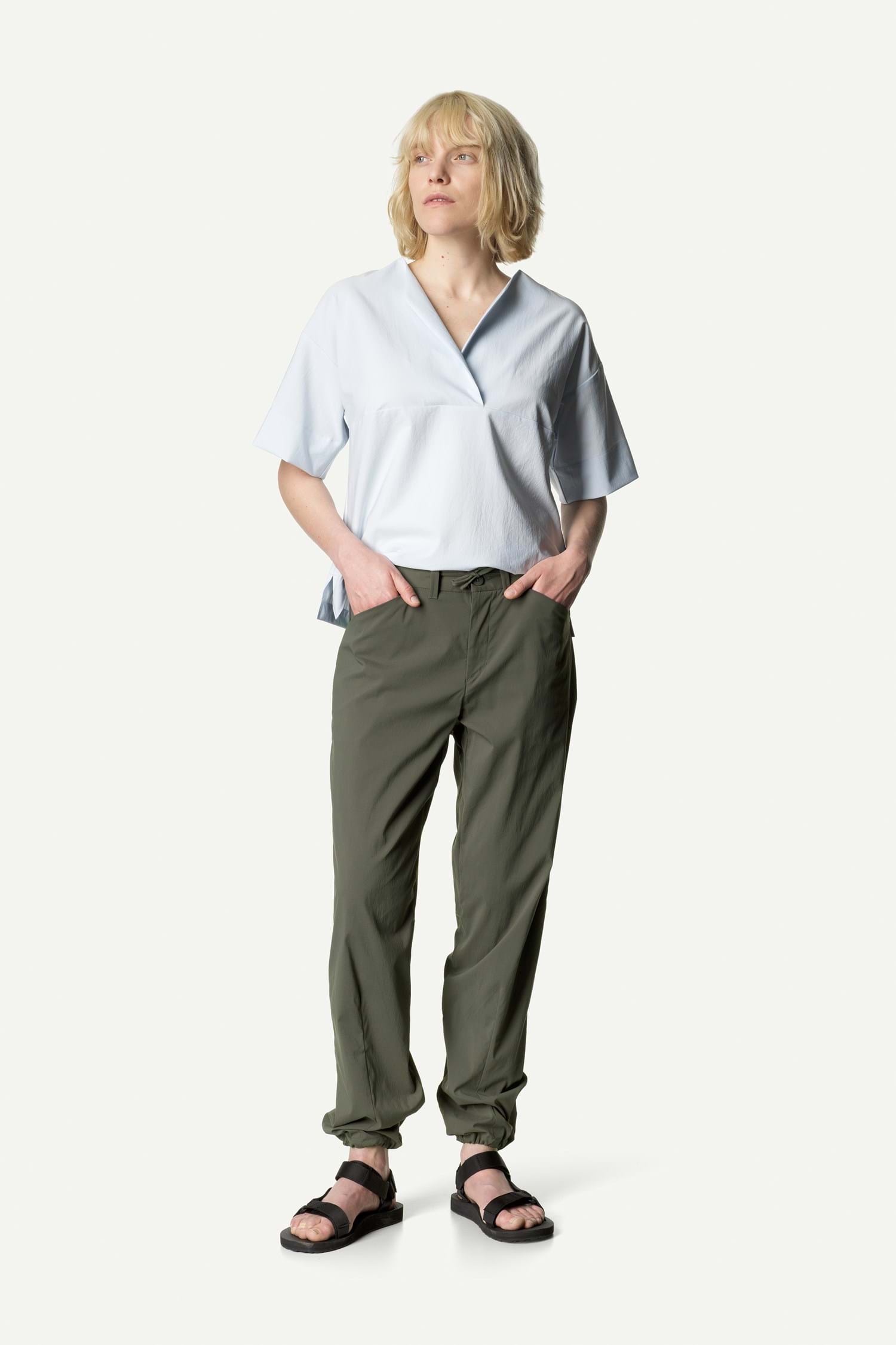 Houdini W's Wadi Pants, Baremark Green, L