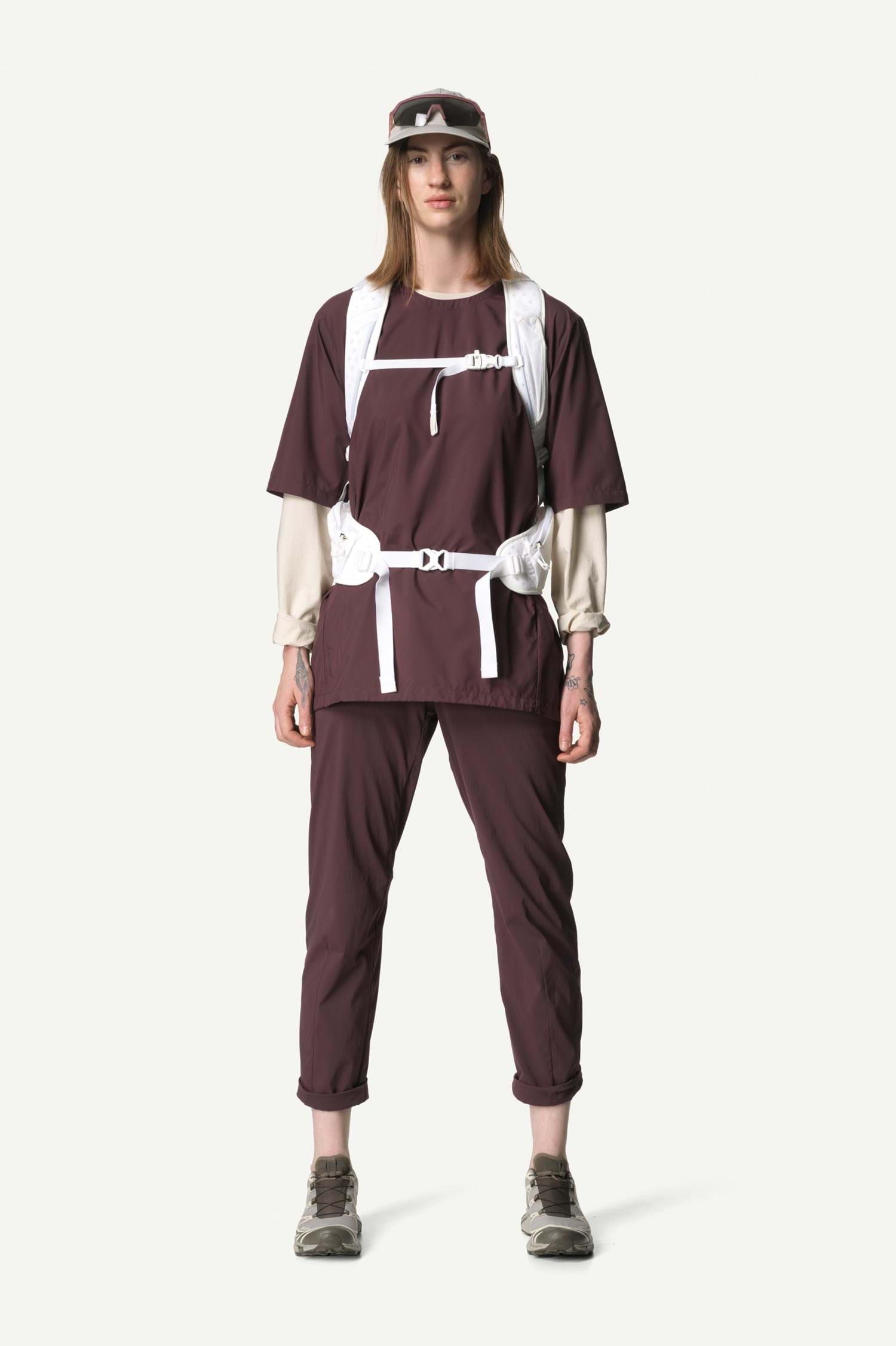 Houdini W's Wadi Pants, Red Illusion, L