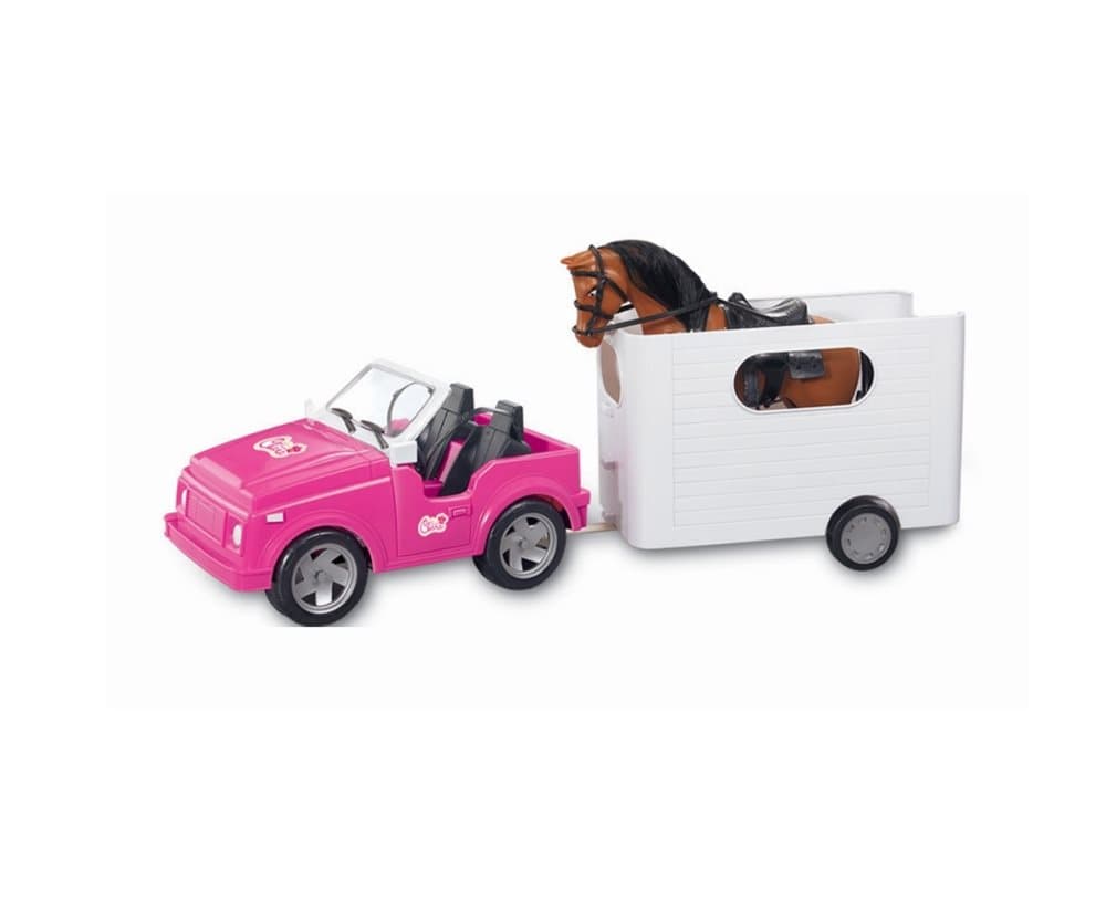 Hästtransport med Jeep