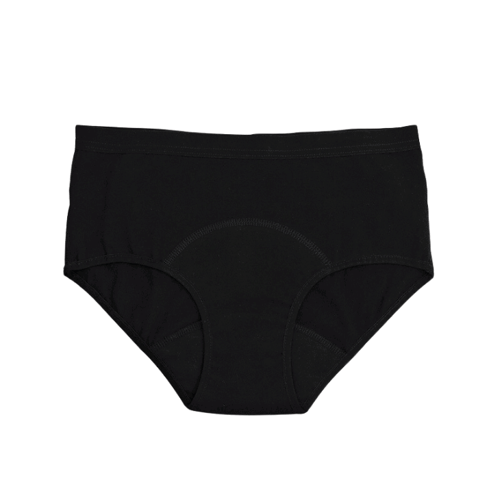 Imse - Ekologisk Menstrosa Hipster Light Flow, Svart - XL
