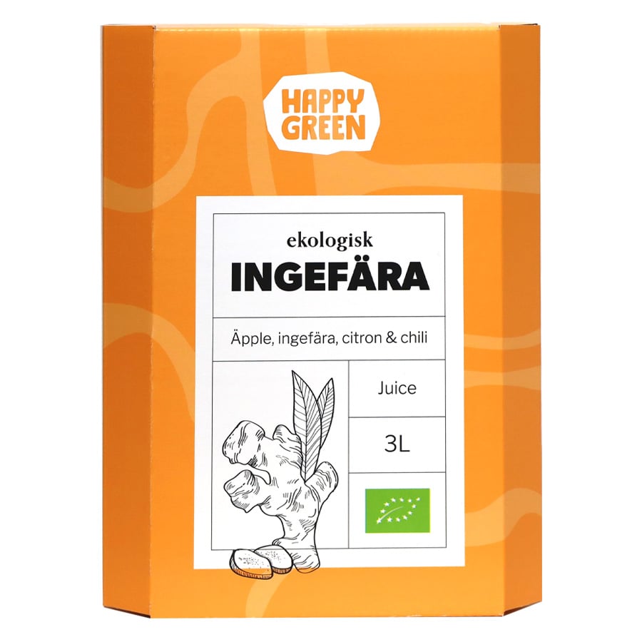 Ingefära Juice Ekologisk, Bag-in-Box - 3 liter