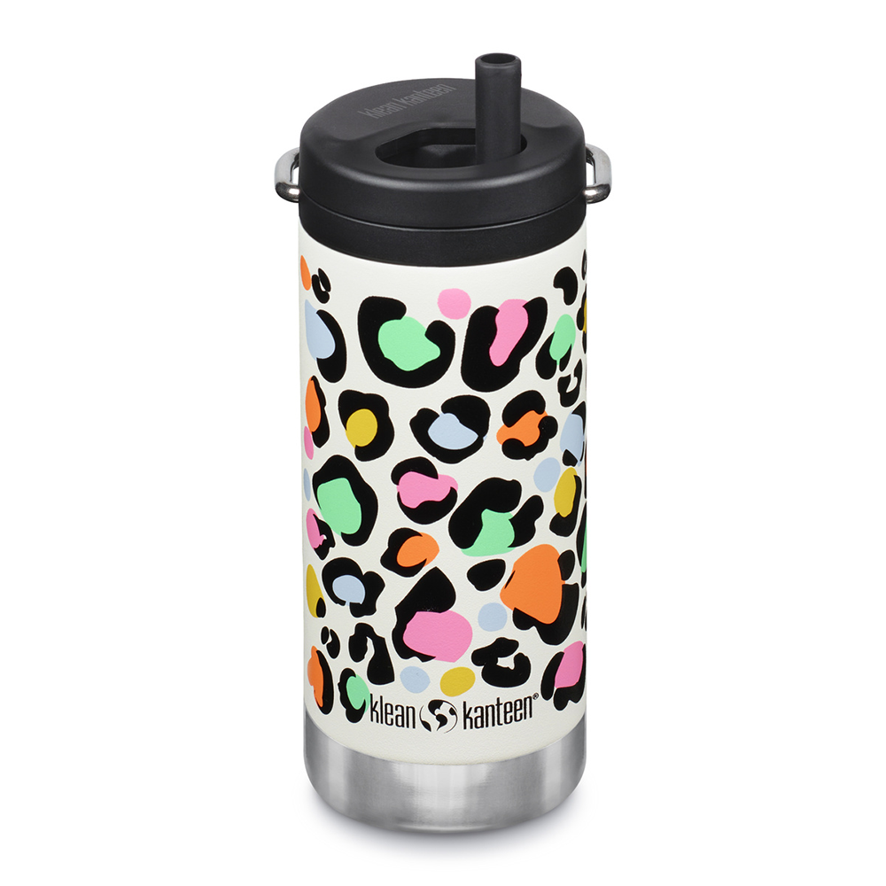 Insulated TKWide Twist Cap, Leopard Print - 355 ml