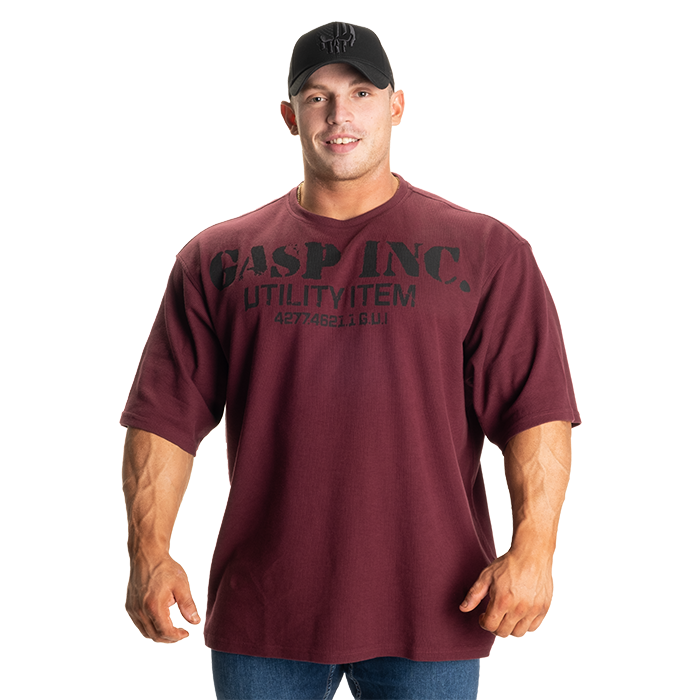 Iron Thermal Tee,Maroon