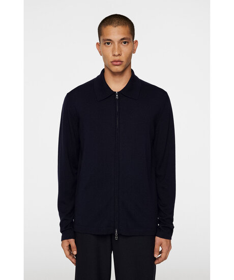 Kaleb Merino Zip Cardigan