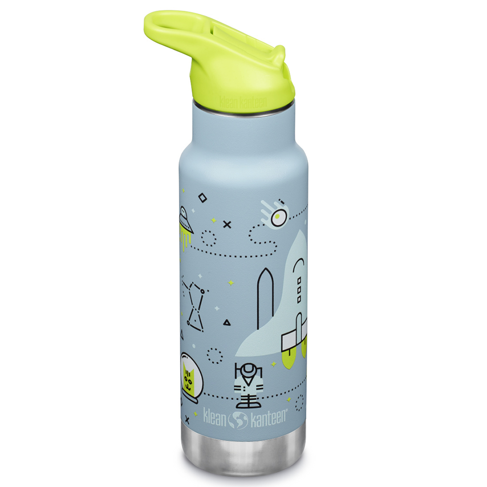 Kid Kanteen - Isolerad Vattenflaska Flip Seal Sport Cap, Launch Plan - 355 ml