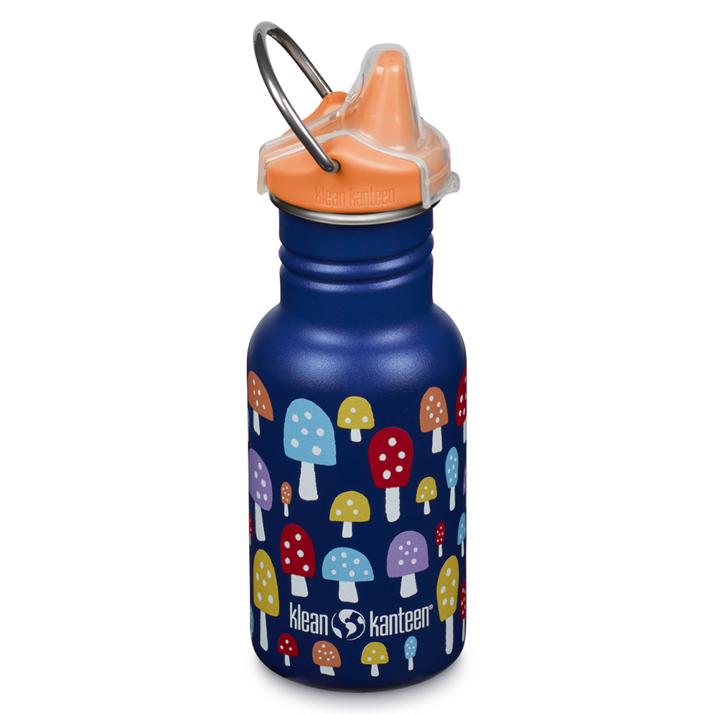 Kid Kanteen - Pipmugg Sippy Cap, Mushrooms - 355 ml