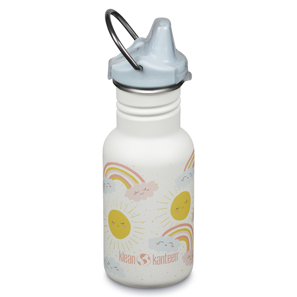 Kid Kanteen - Pipmugg Sippy Cap, Rainbows White - 355 ml